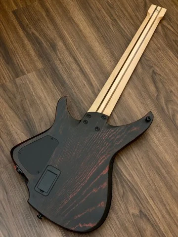 Aguda Black Hole 7 String in Black Red Sandblasted - Image 6