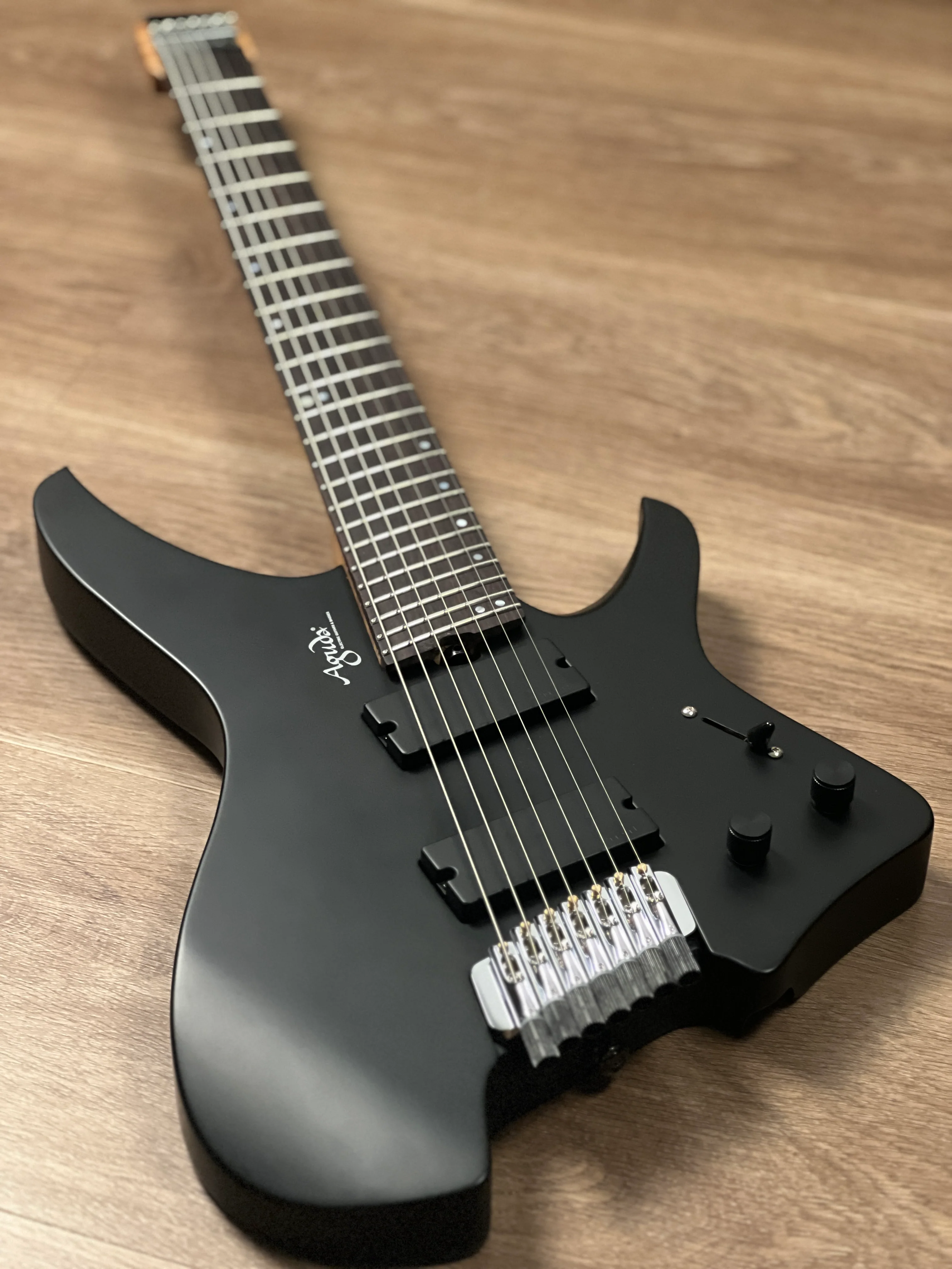 Aguda Black Hole Custom 7-String in Satin Black (2025 Version) Nafiri Special Run 2 - Image 4