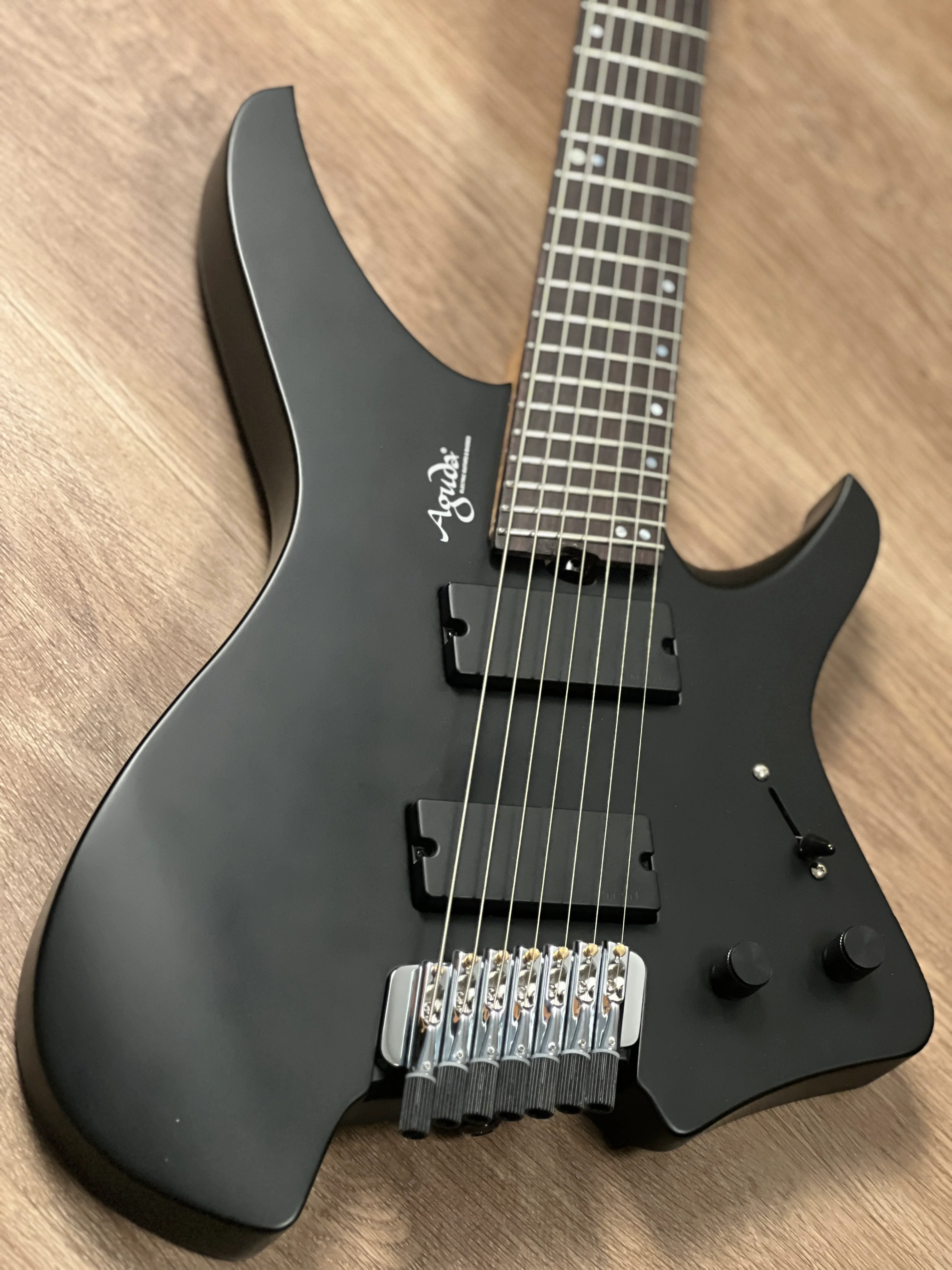 Aguda Black Hole Custom 7-String in Satin Black (2025 Version) Nafiri Special Run 2 - Image 5