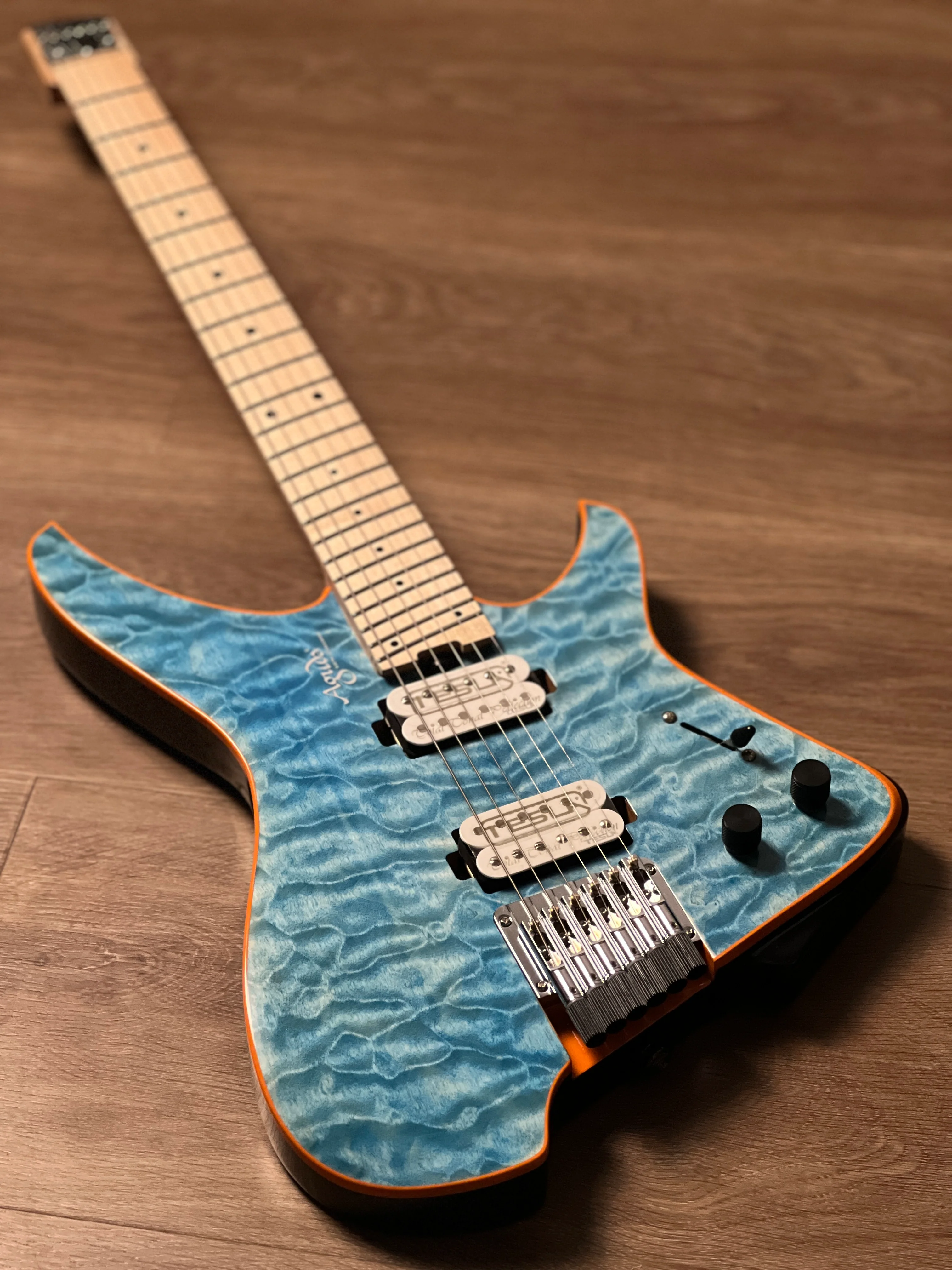 Aguda Black Hole Deluxe in Lagoon Blue with Quilt Top