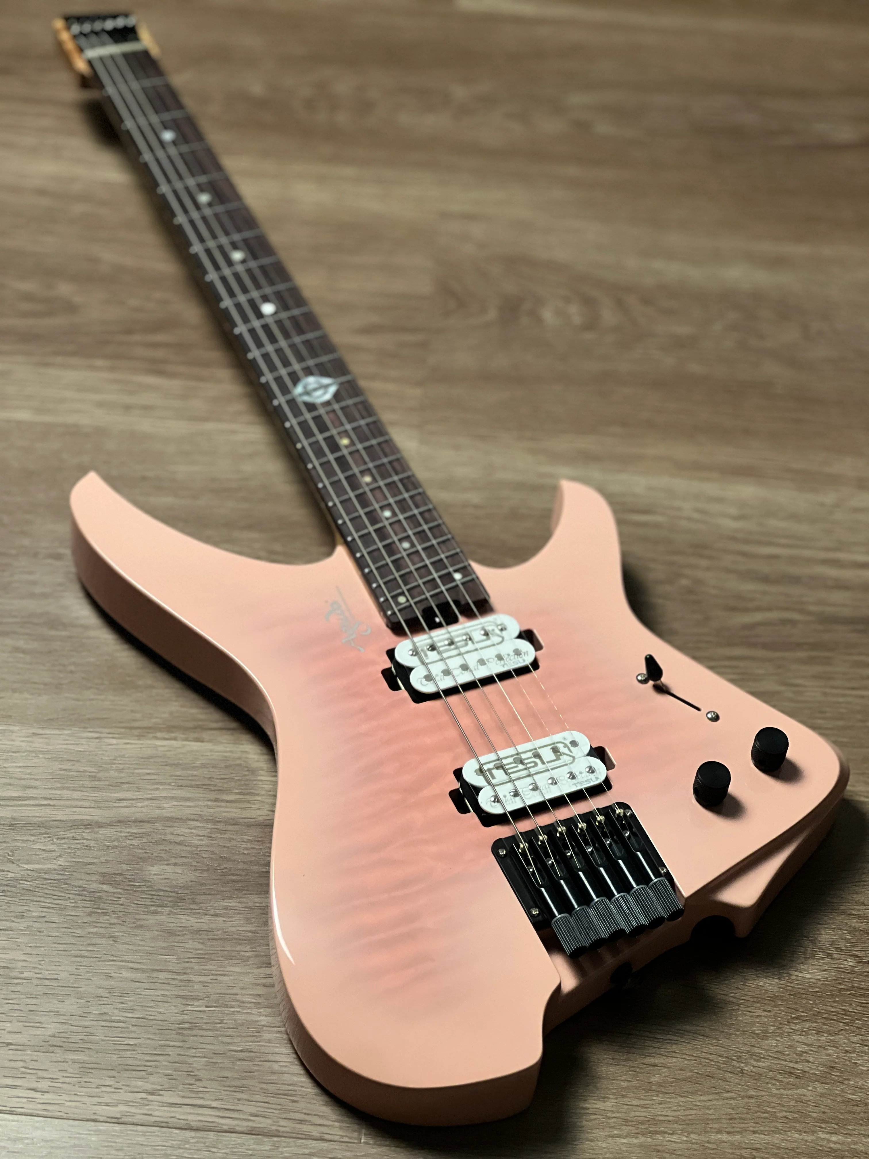 Aguda Black Hole Deluxe in Sakura Pink Burst with Quilt Top