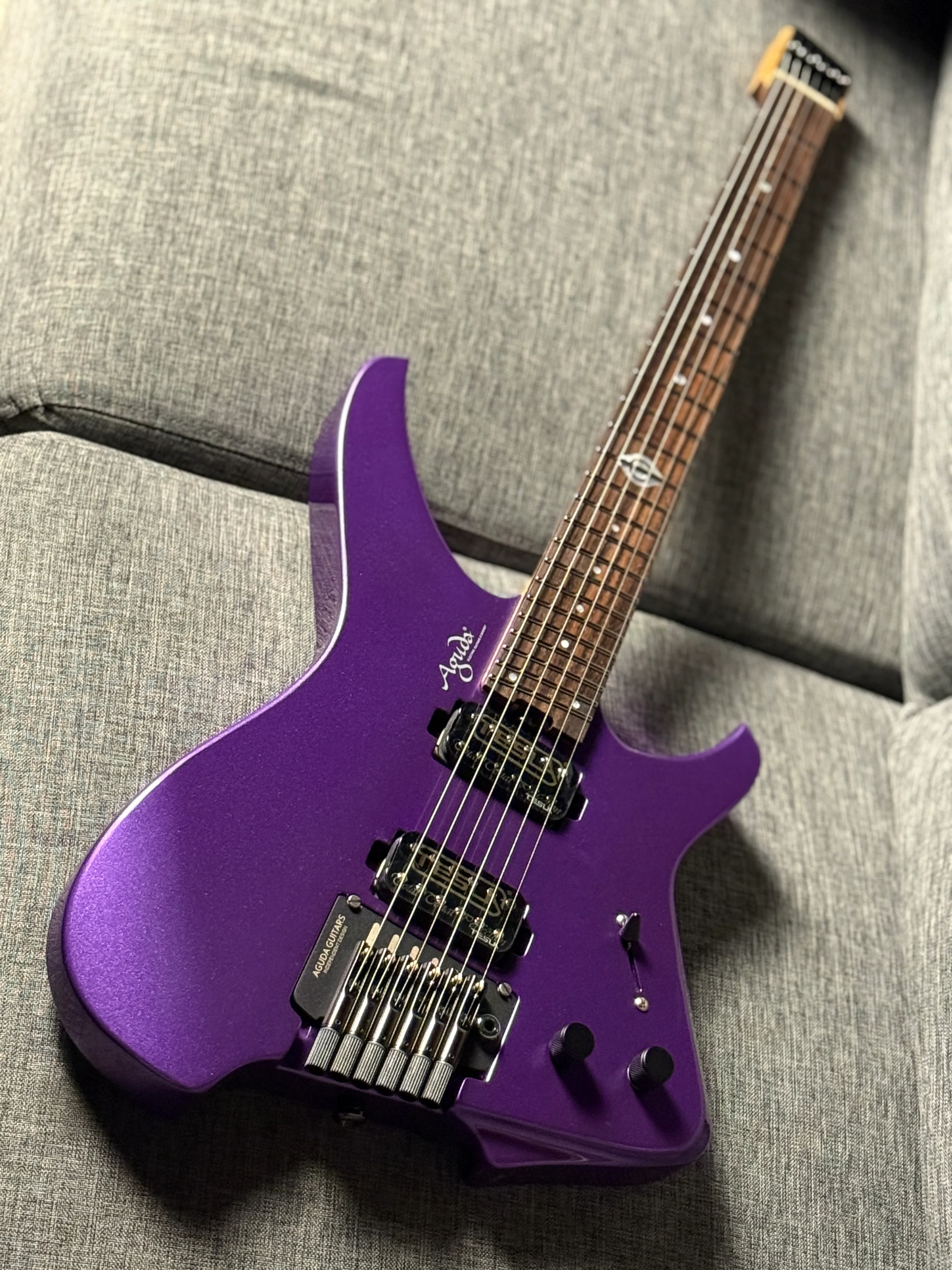 Aguda Black Hole in Cosmic Purple Metallic with Flame Maple Neck Nafiri Special Run - Image 2