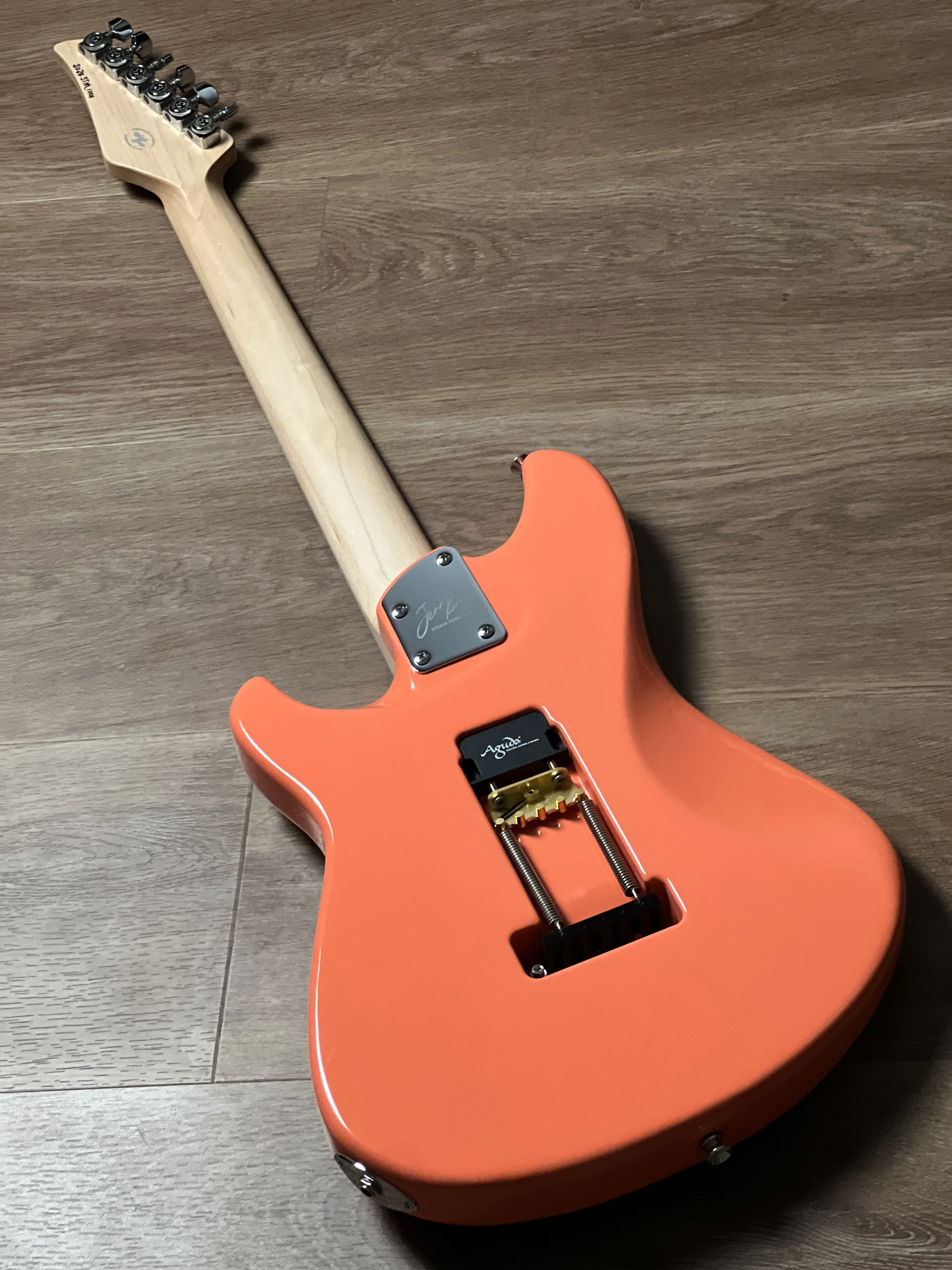 Aguda Jerry king Steam Tone 1981 HH in Peach Pink - Image 5