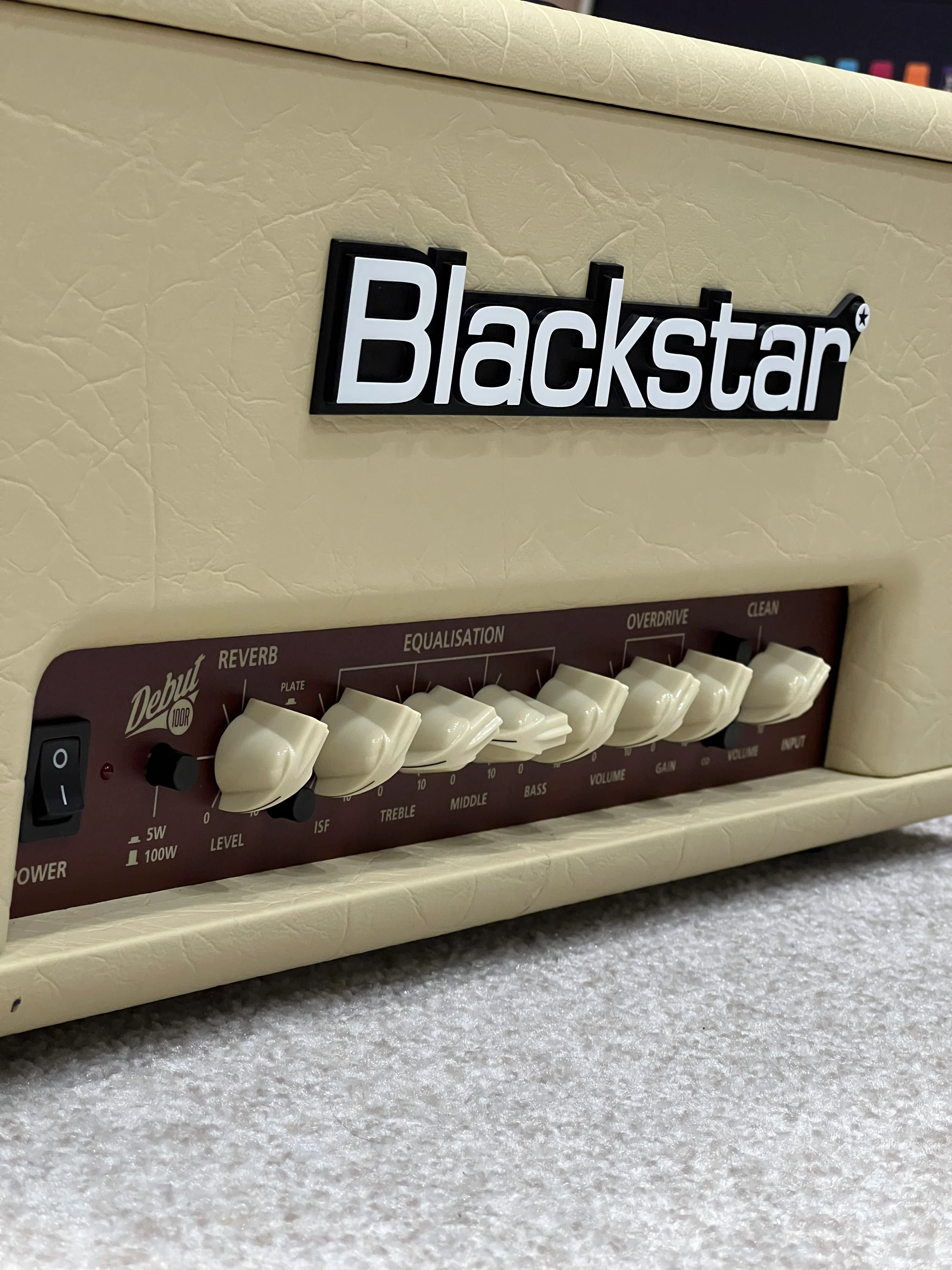 Blackstar Debut 100HR Head in Cream - Image 2