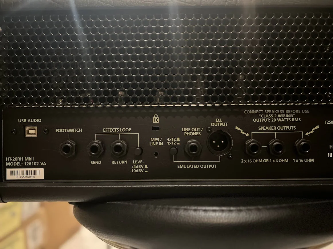 Blackstar HT-20RH MKII 20-Watt Tube Head with Reverb - Image 5