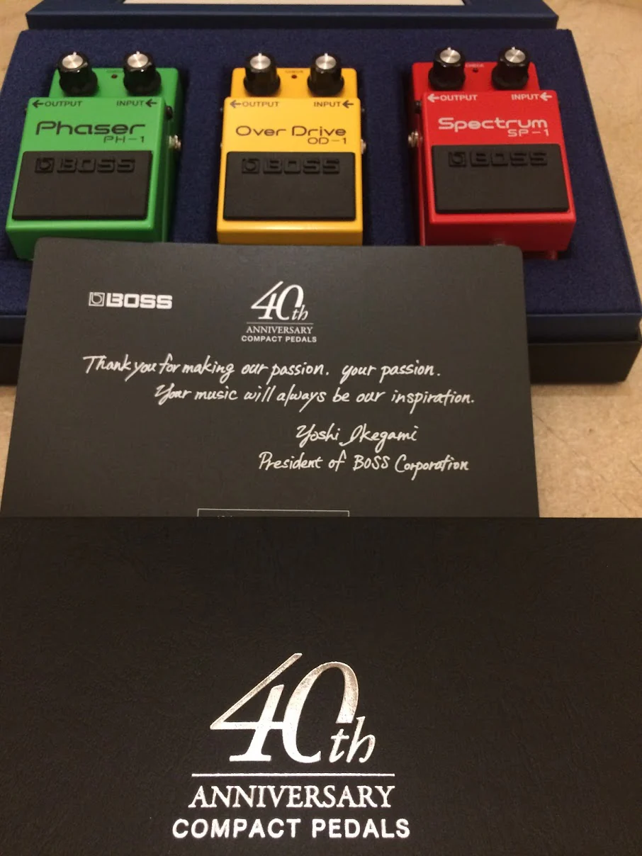 BOSS BOX-40 Compact Pedal 40th Anniversary Box Set