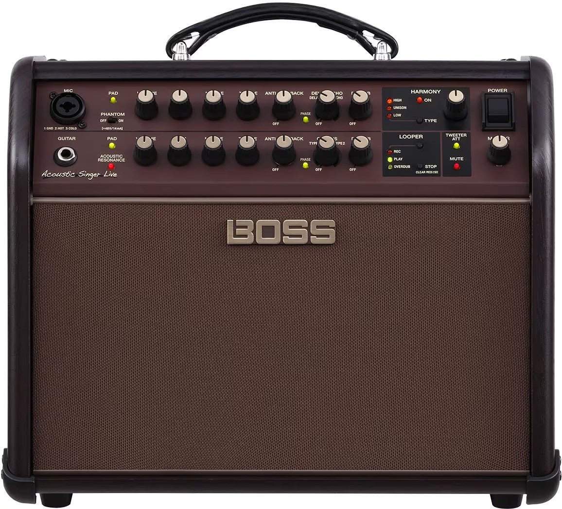 Boss Acoustic Singer Live 60-watt Bi-amp Acoustic Combo with FX (Including Footswitch) - Image 4