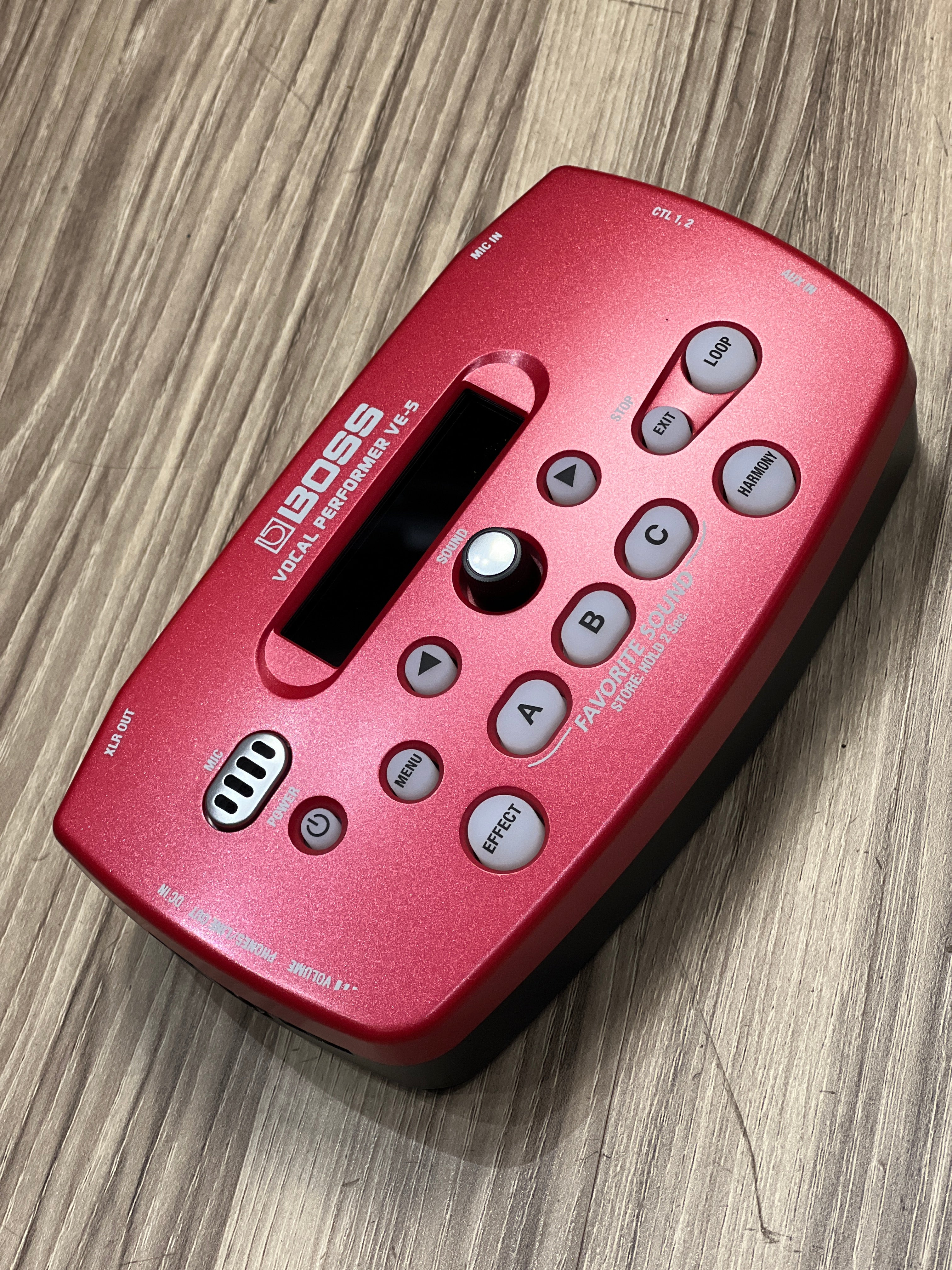 Boss VE-5 Vocal Performer In Red - Image 3