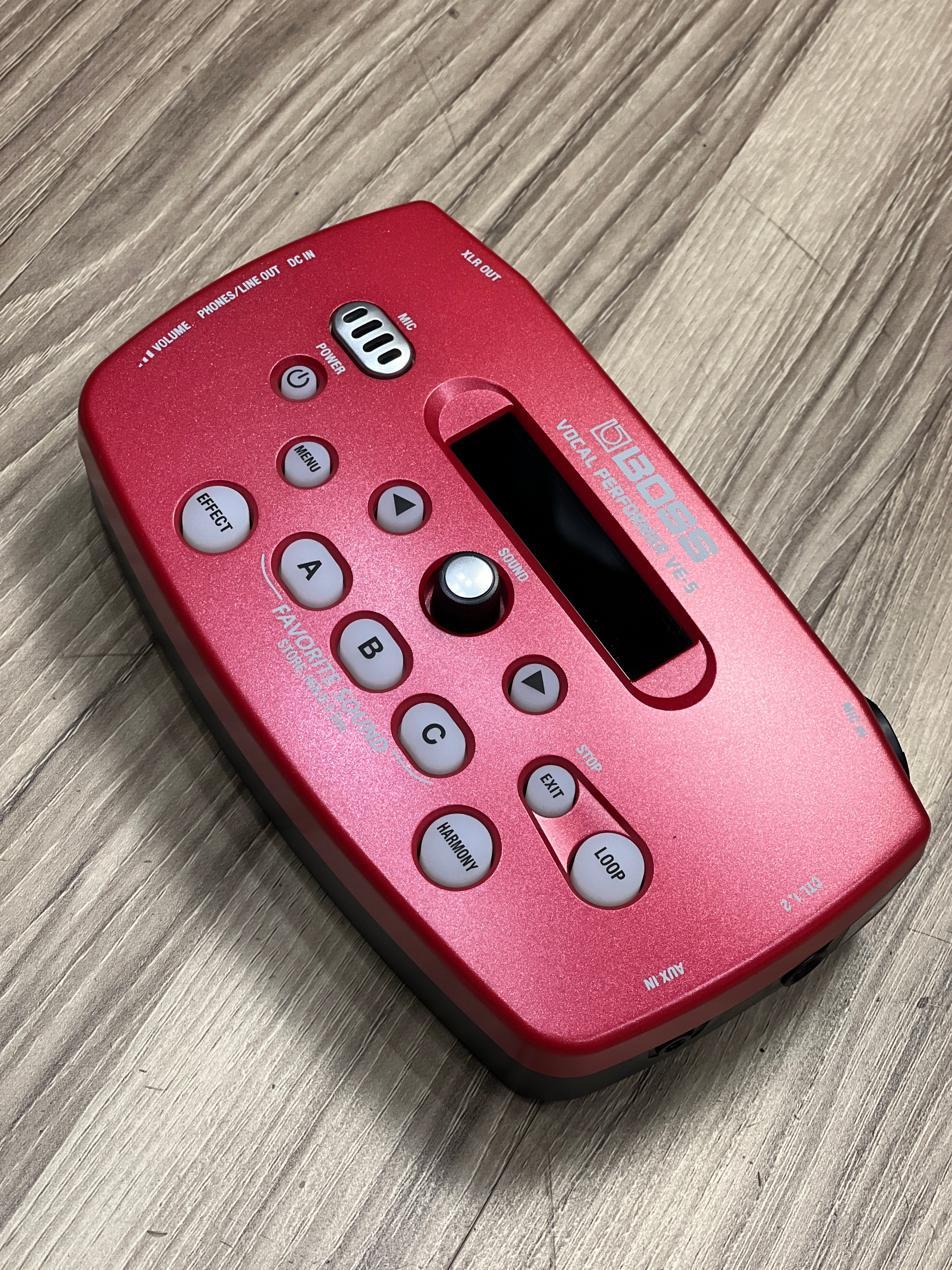 Boss VE-5 Vocal Performer In Red - Image 4