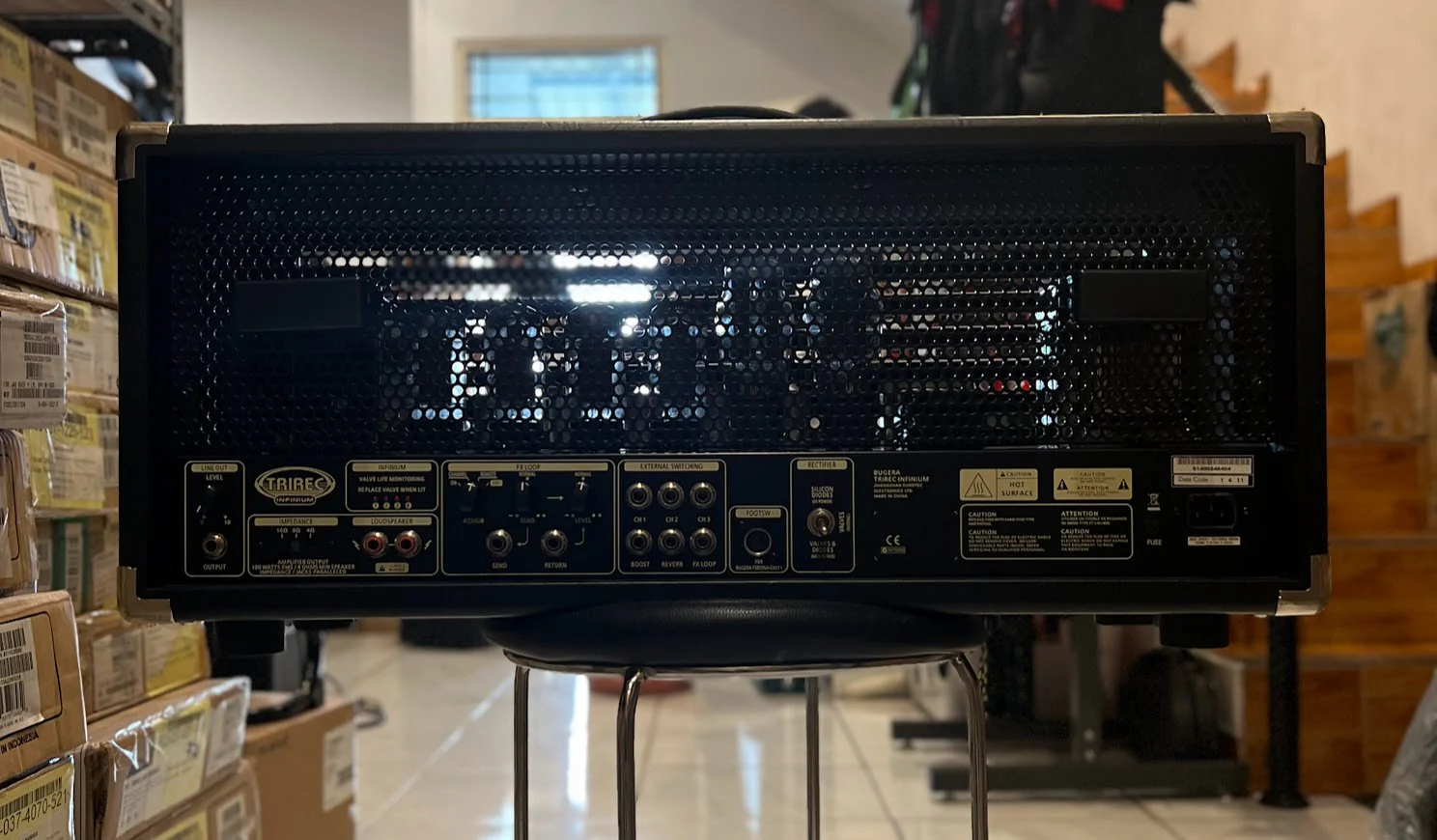 Bugera Trirec Infinium 100W 3-Channel Tube Amplifier Head - Image 3