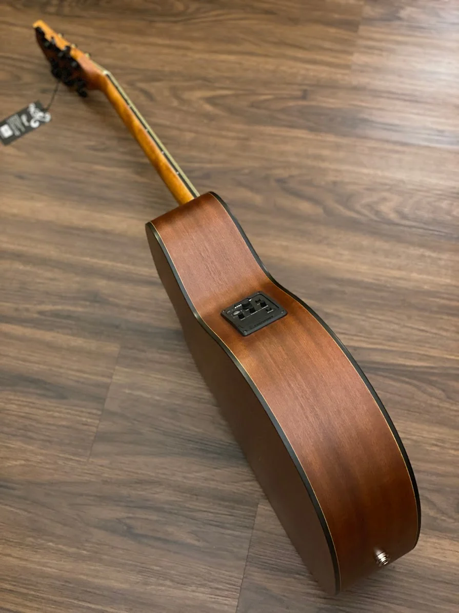 Chard F4040C Spruce Acoustic Electric in Natural with Fishman Preamp - Image 3