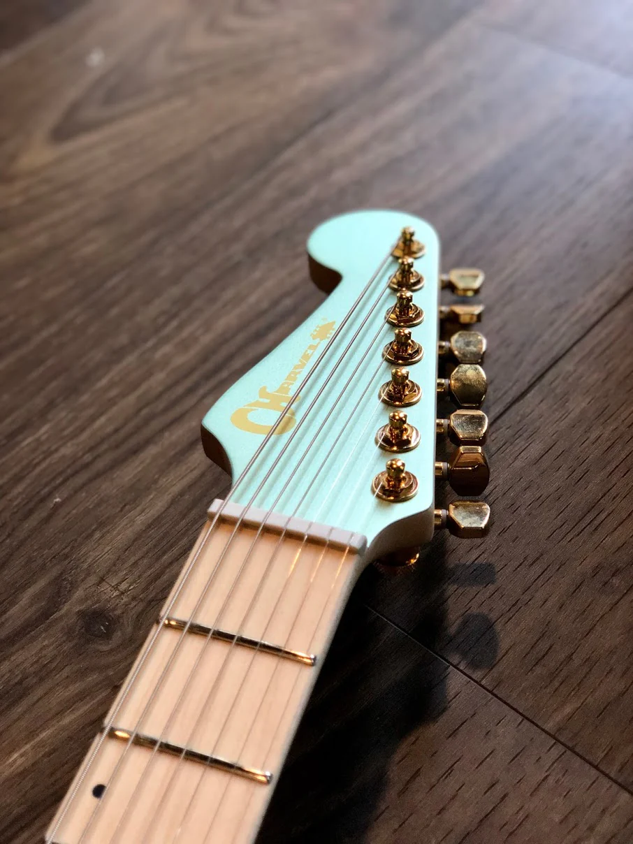Charvel DK24-7 NOVA Angel Vivaldi Signature Pro-Mod - Satin Sage Green - Image 4