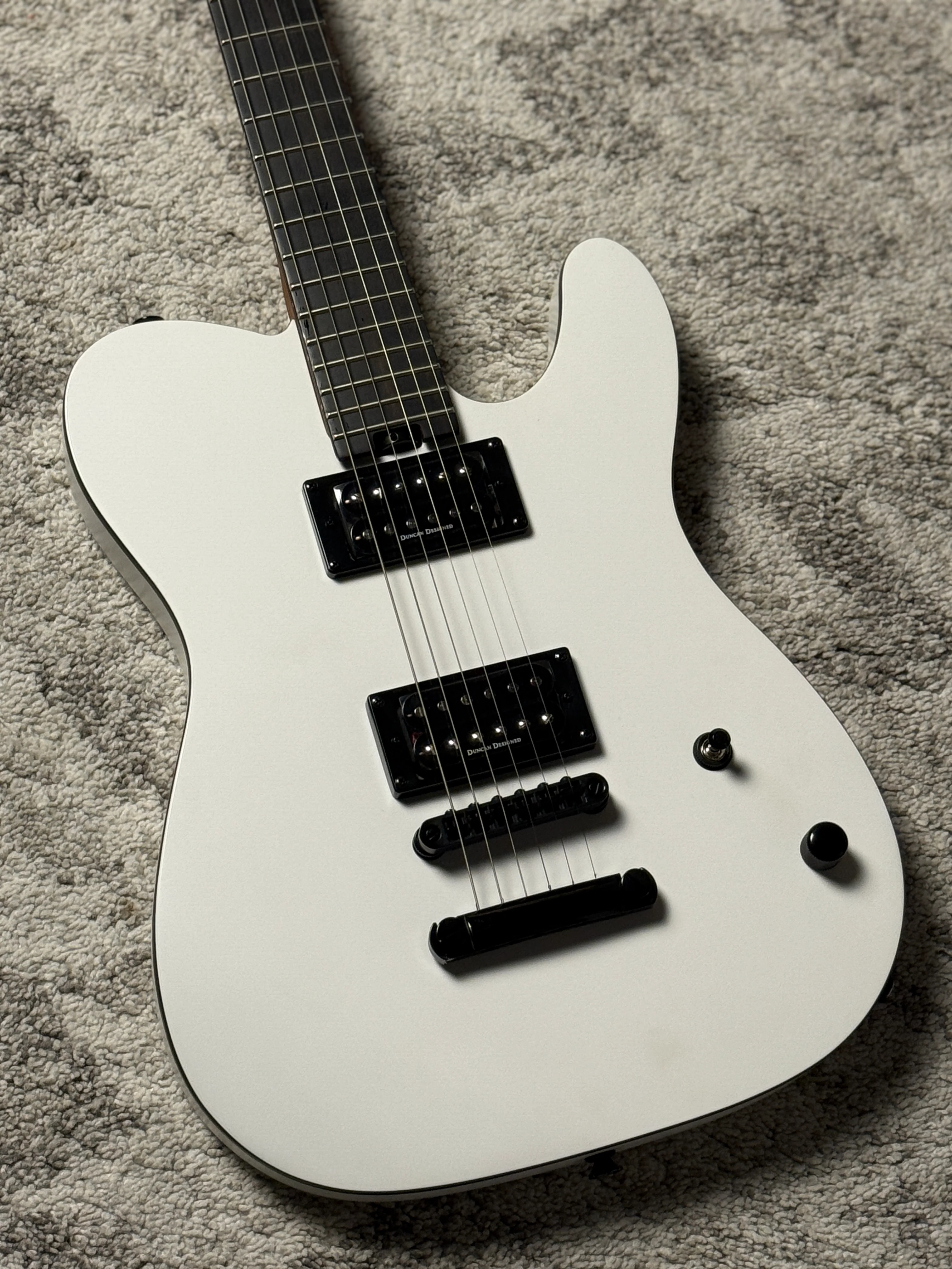 Charvel Joe DuPlantier San Dimas Style 2 HH - Joe D Satin White ISC2400264 (USED) - Image 4