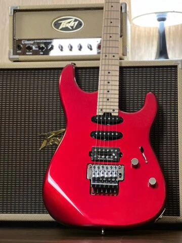 Charvel MJ San Dimas Style 1 HSS FR M made in Japan in Metallic Red - Image 7