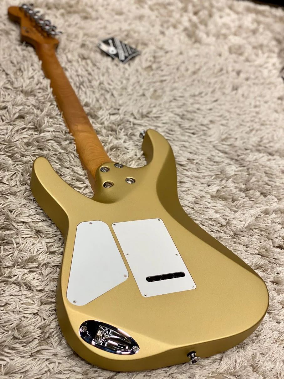 Charvel Pro-Mod DK22 SSS 2PT CM - Pharaoh Gold - Image 2