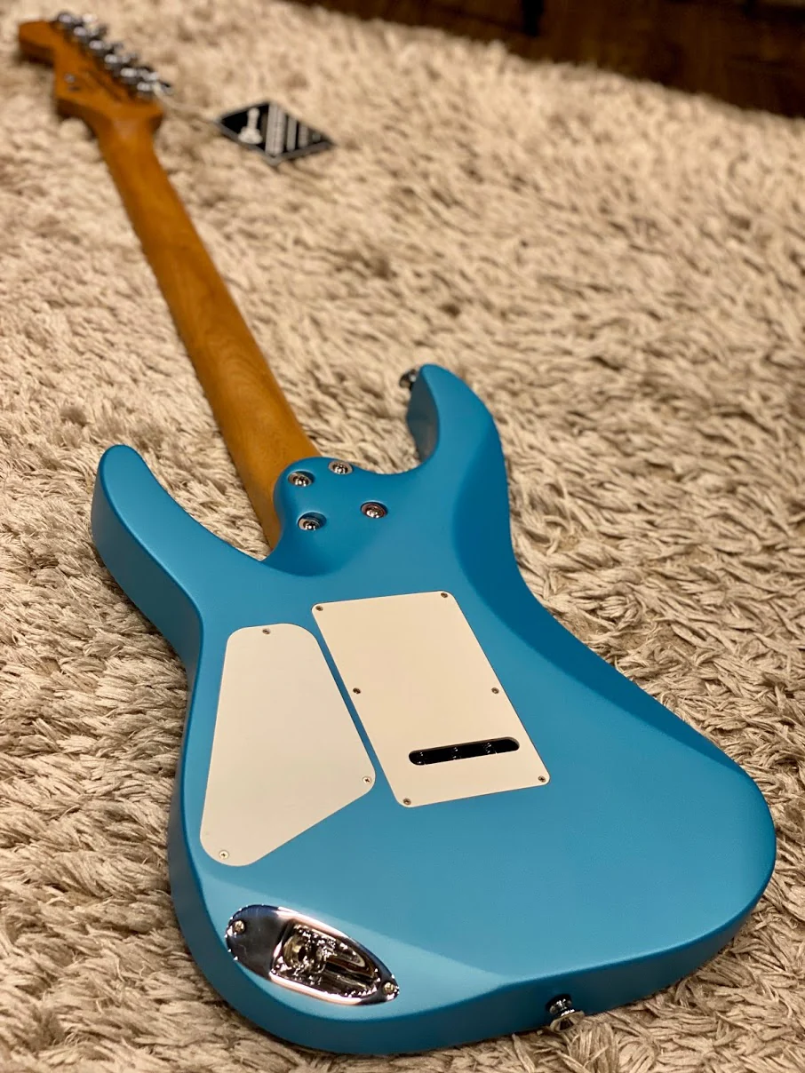 Charvel Pro-Mod DK24 HH 2PT with Caramelized Maple FB in Matte Blue Frost - Image 3