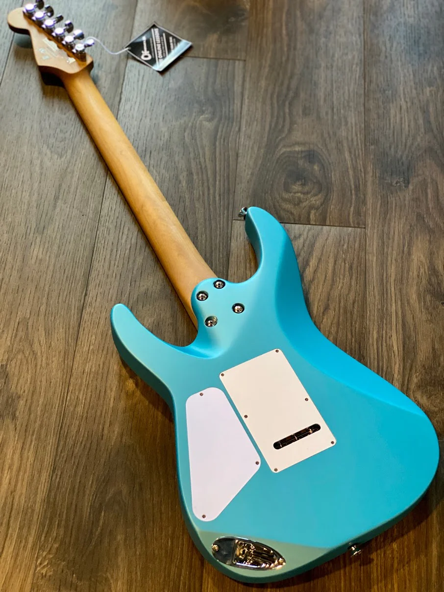 Charvel Pro-Mod DK24 HH 2PT with Caramelized Maple FB in Matte Blue Frost - Image 6