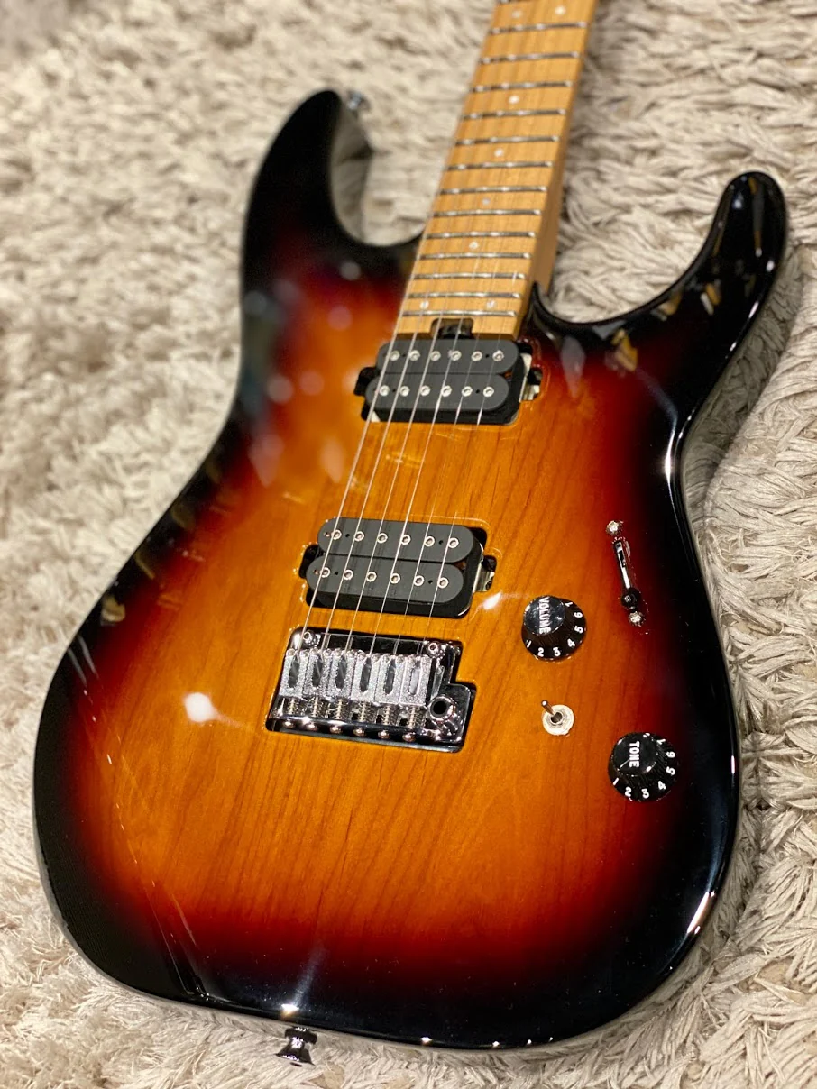 Charvel Pro-Mod DK24 HH in 3 Tone Sunburst - Image 2