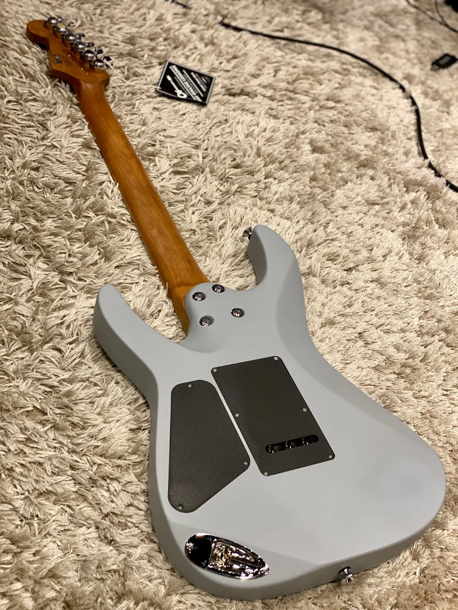 Charvel Pro Mod DK24 HSS Electric Guitar Maple FB in Primer Gray - Image 2