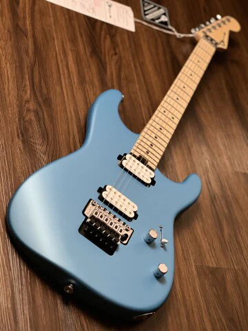 Charvel Pro-Mod San Dimas Style 1 HH Floyd Rose with Maple FB in Matte Blue Frost - Image 4