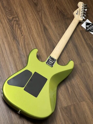 Charvel Pro-Mod San Dimas Style 1 HH FR EBY in Lime Green Metallic - Image 5