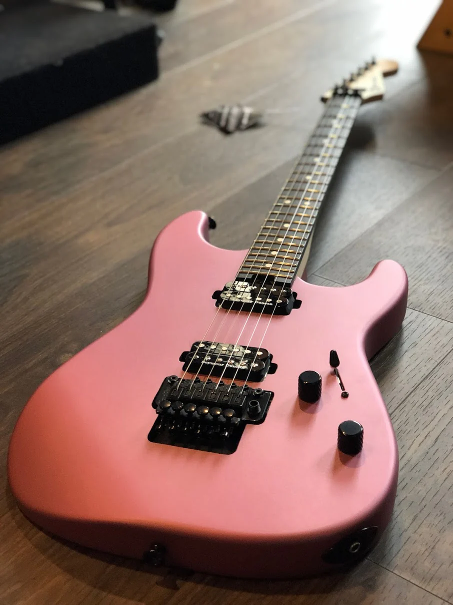 Charvel Pro-Mod San Dimas Style 1 HH FR - Satin Burgundy Mist - Image 3