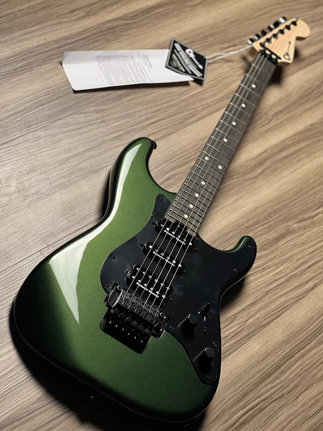 Charvel Pro-Mod So-Cal Style 1 HSS FR E with Ebony FB in Lambo Green Metallic - Image 2