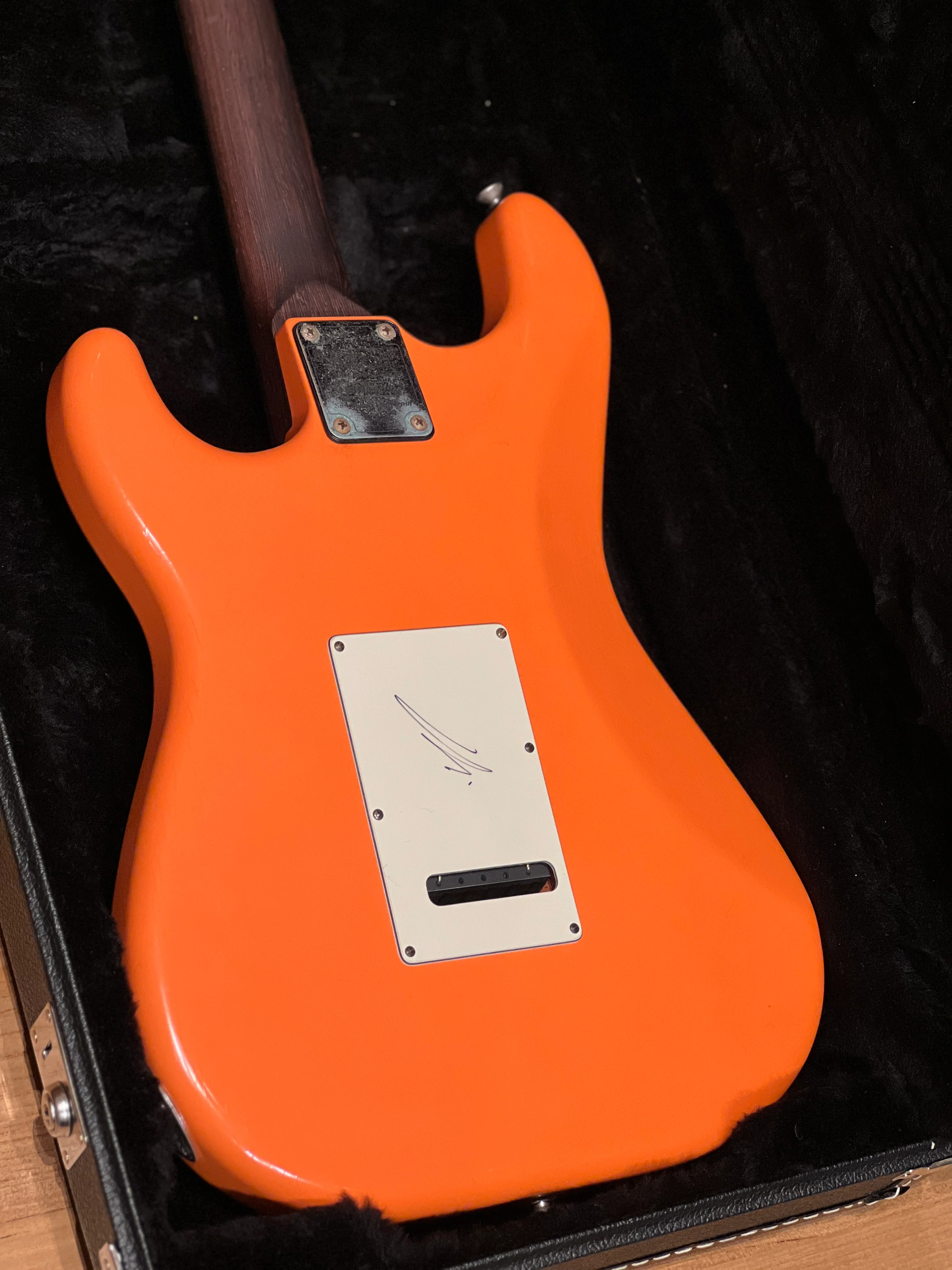 Schecter USA Signature Nick Johnston Signature - Wembley Atomic Orange Nitro 19-06005 - Image 6