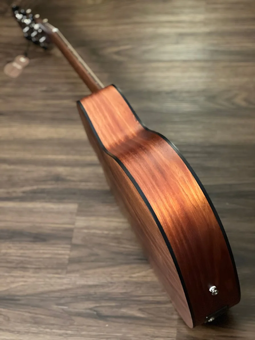 Cort Core-OC All Solid Blackwood with Deluxe Gigbag in Open Pore Light Burst - Image 3