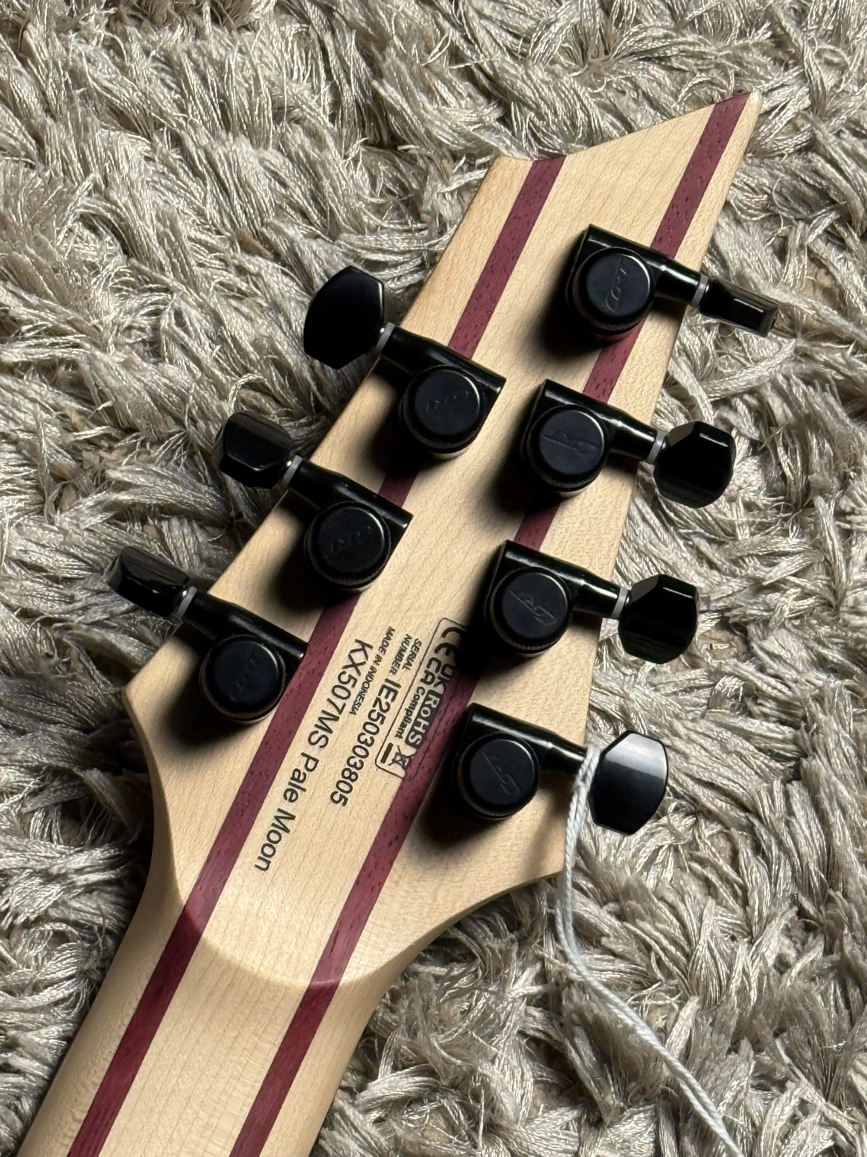 Cort KX507 Pale Moon - NBB in Natural Black Burst - Image 7