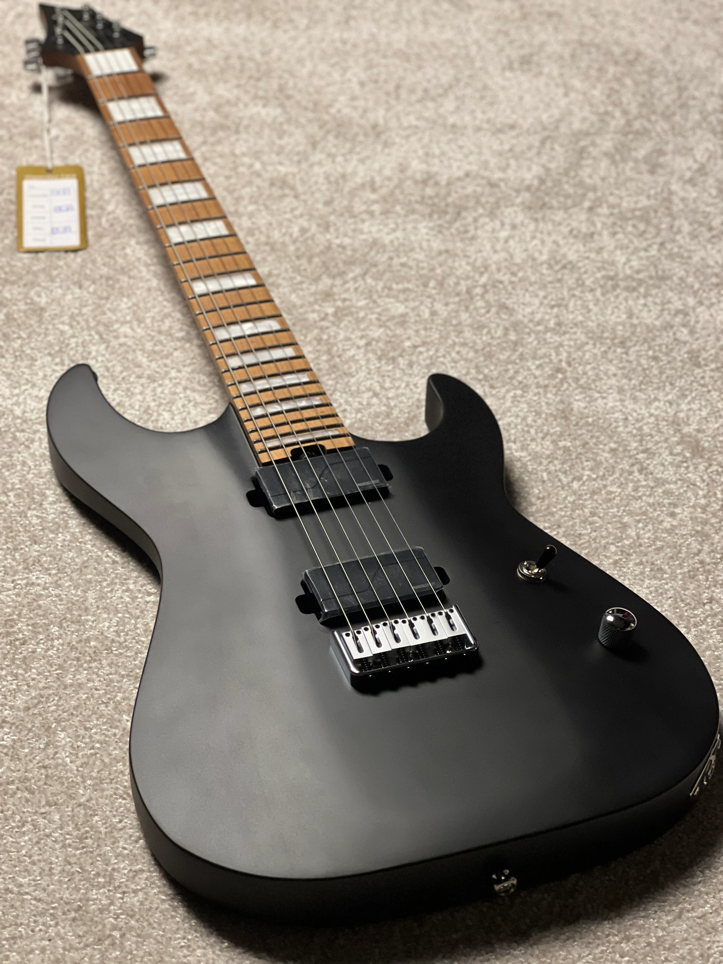 Cort KX600 Infinite in Black Satin - Image 2