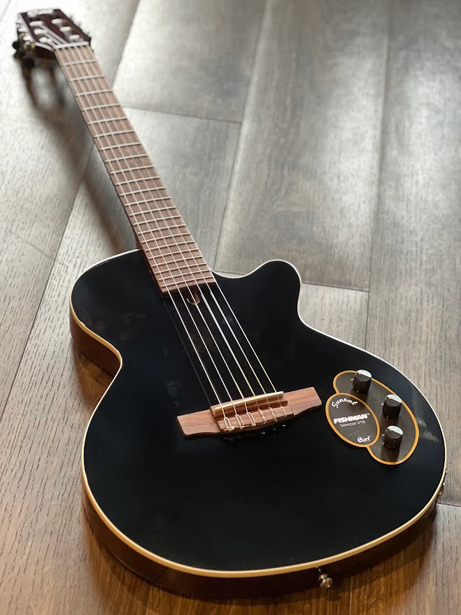 Cort Sunset Nylectric II in Black - Image 2