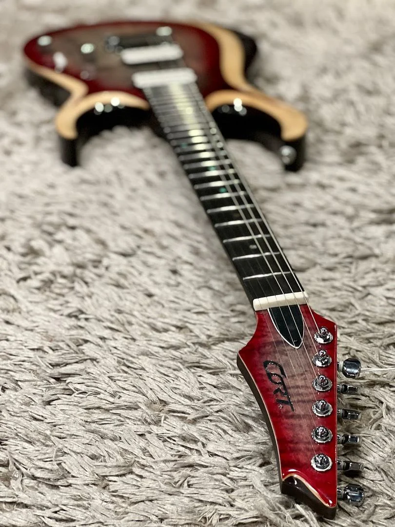 Cort X700 Duality II LVB in Lava Burst - Image 4