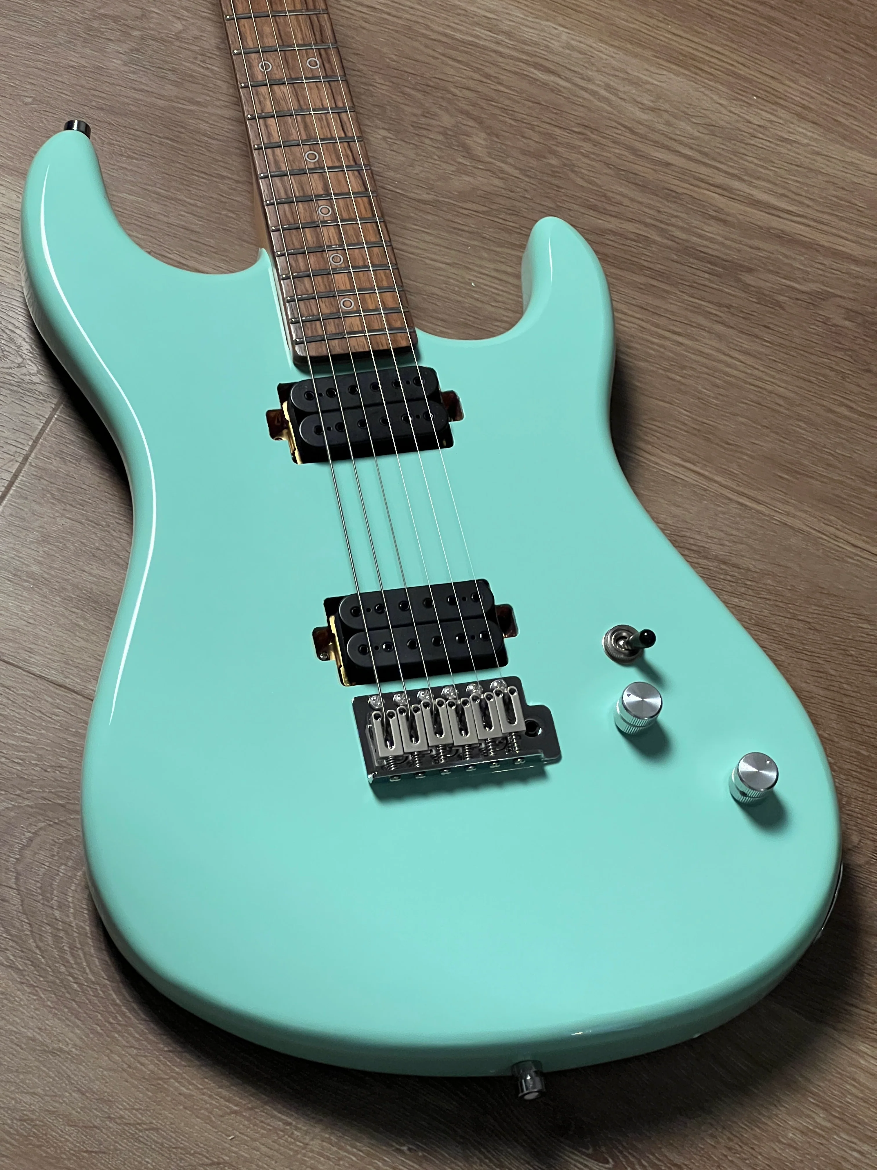 Dhatarattha Basic DST HH in Surf Green with Rosewood FB - Image 4