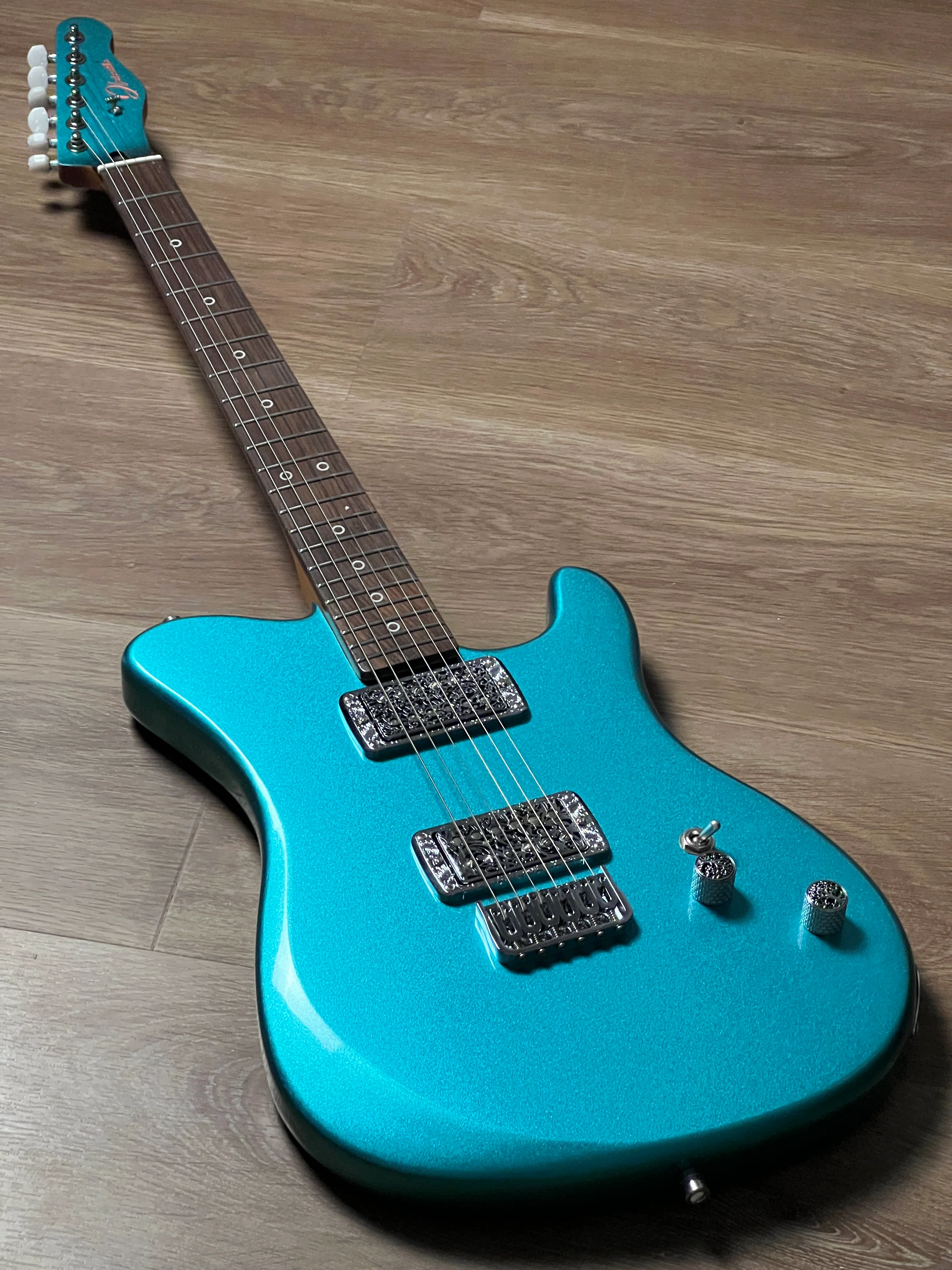 Dhatarattha Basic DTL HH in Ocean Turquoise Metallic with Rosewood FB