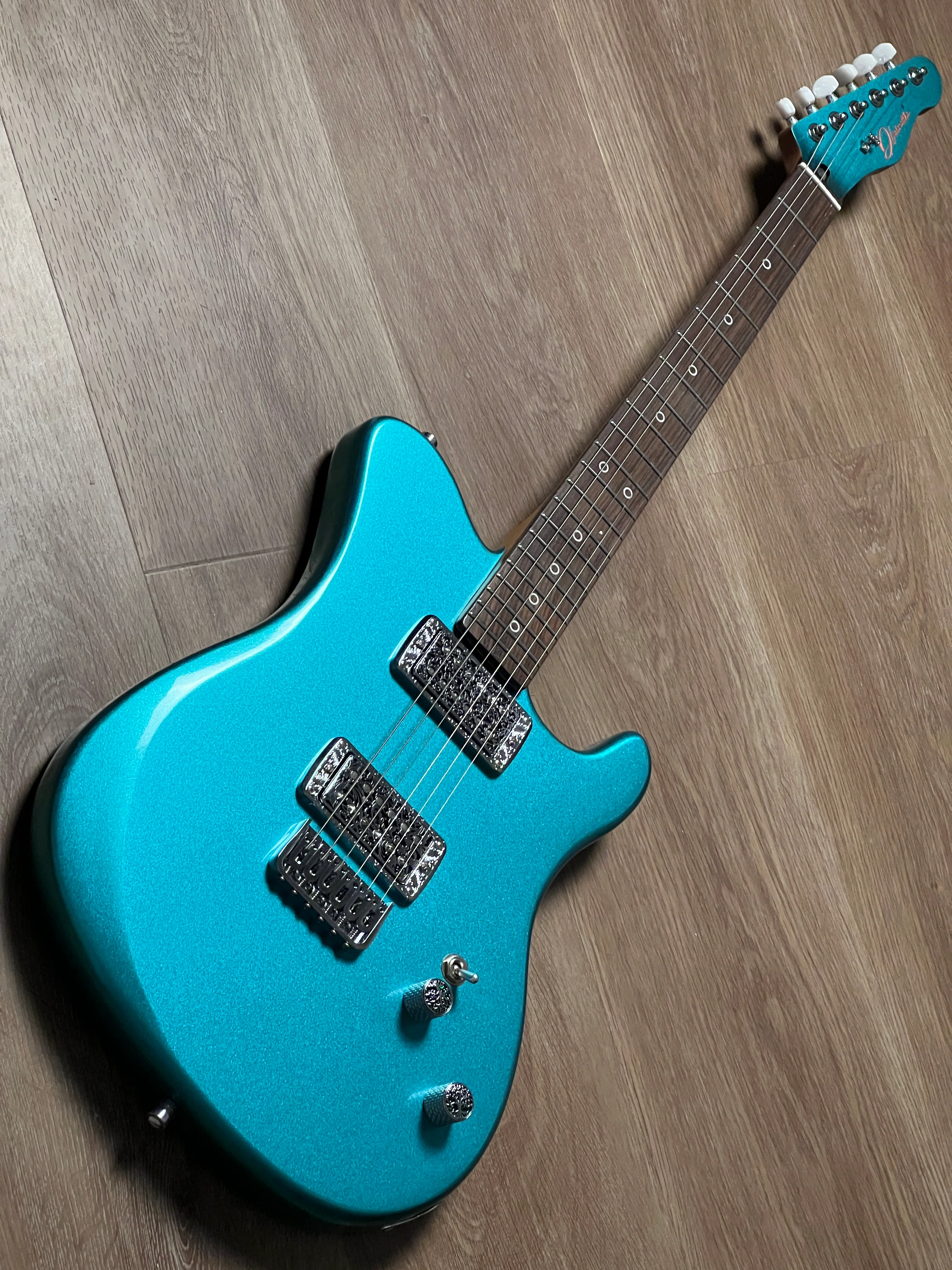 Dhatarattha Basic DTL HH in Ocean Turquoise Metallic with Rosewood FB - Image 3