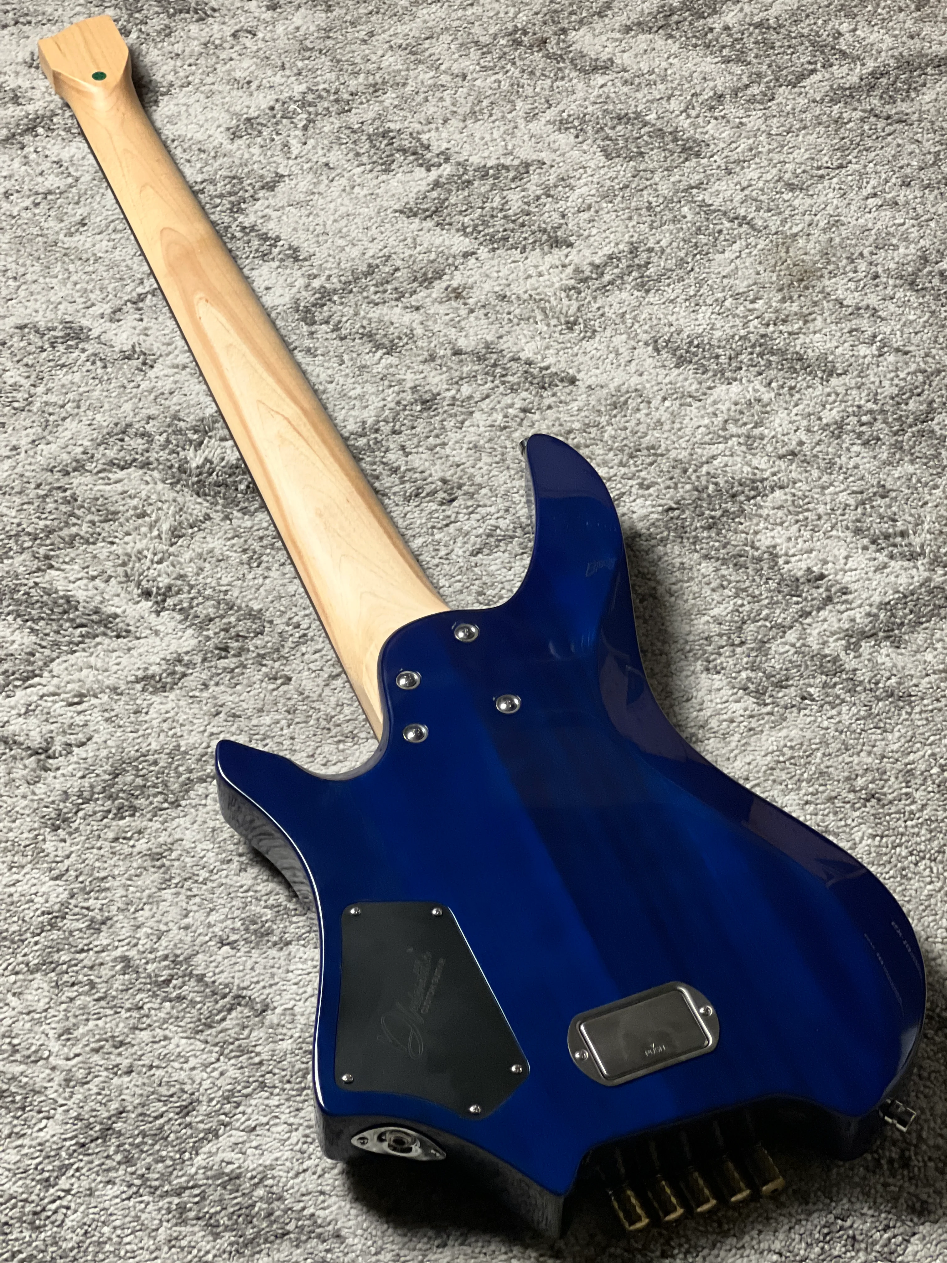 Dhatarattha Custom DEB 5 Headless Bass in Island Burl Top with RW FB Nafiri Special Run - Image 5