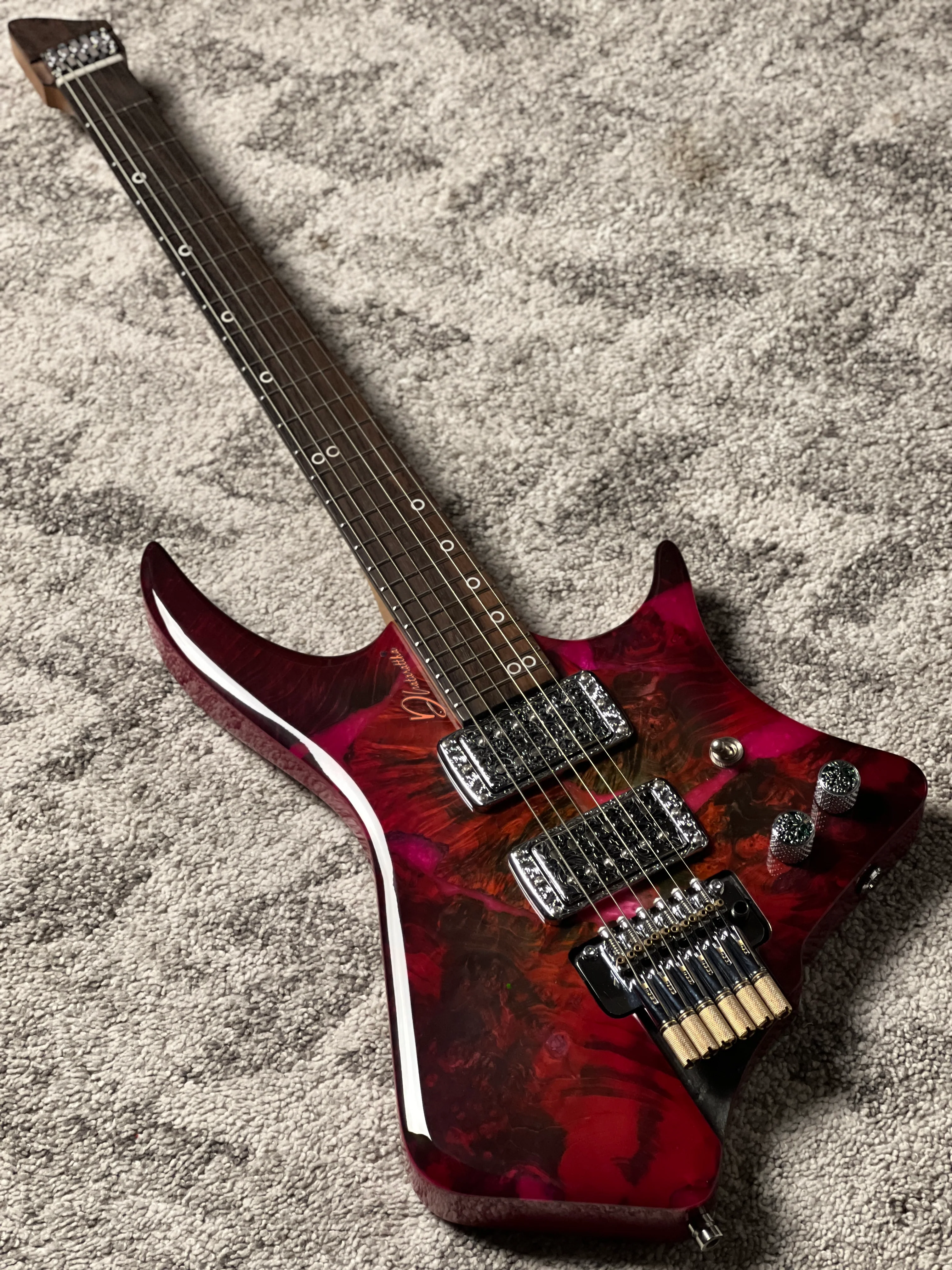 Dhatarattha Custom DHL in Cosmic Nebula Burl Top with RW FB Nafiri Special Run - Image 2