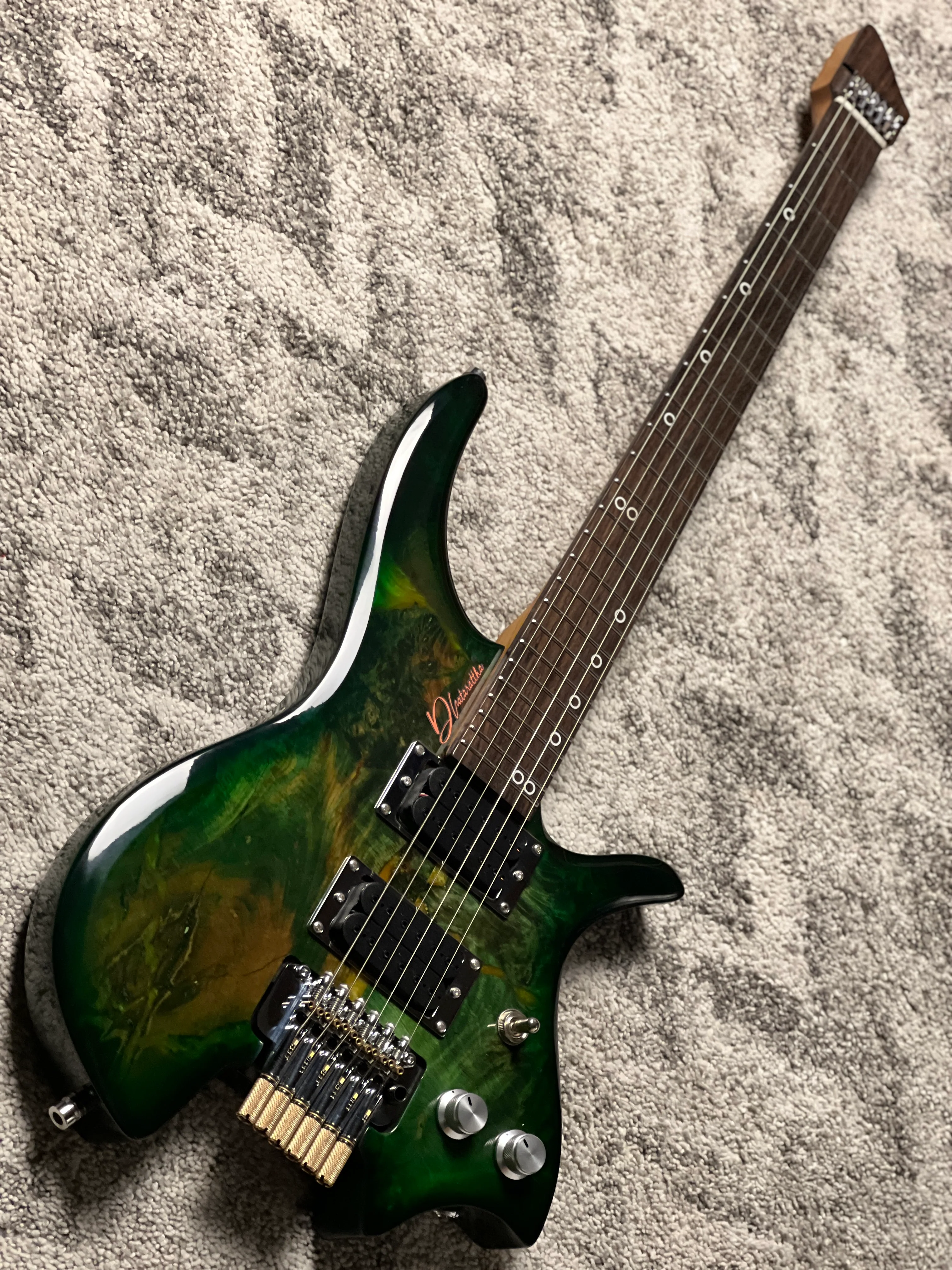 Dhatarattha Custom DHL in Jade Burl Top with RW FB Nafiri Special Run - Image 3