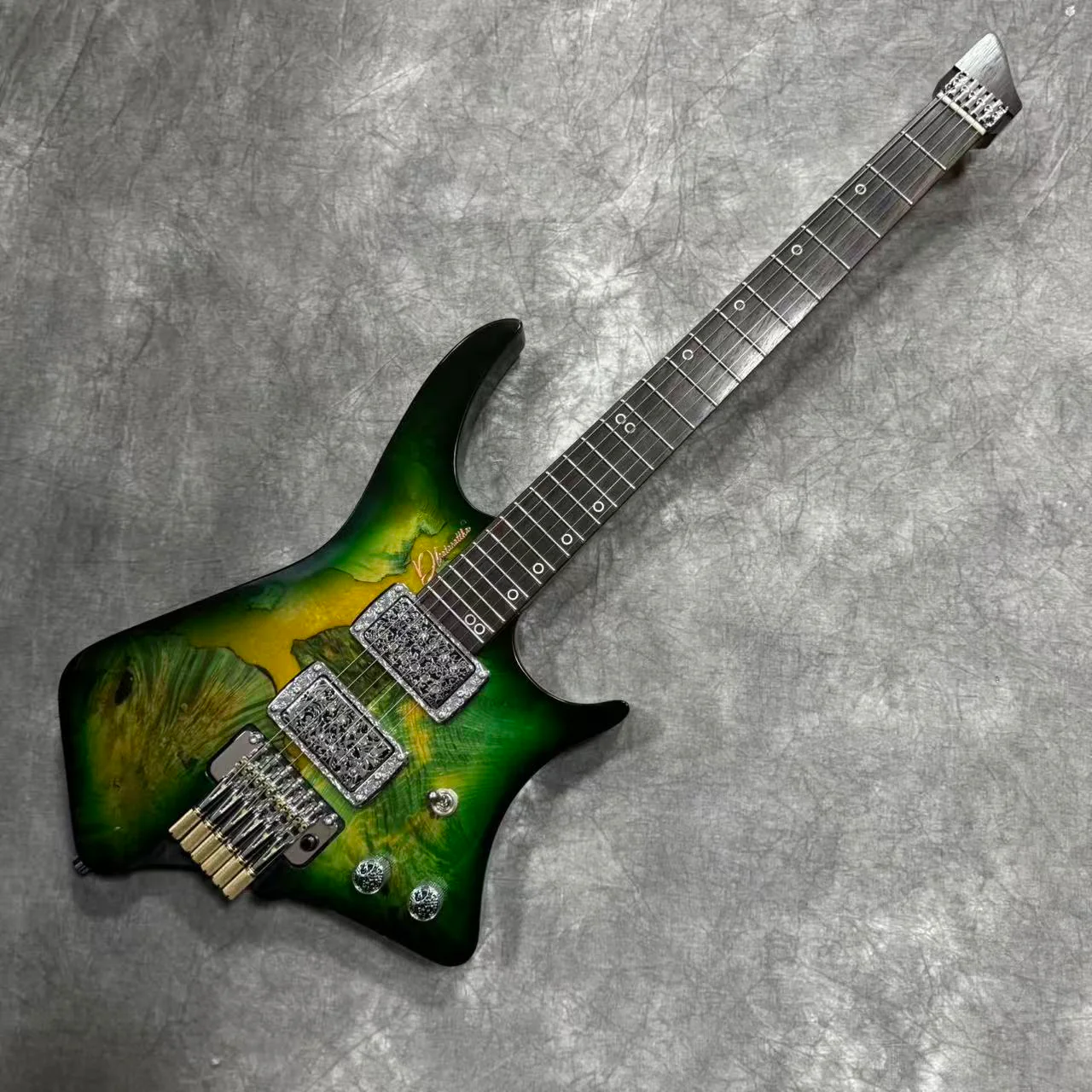 Dhatarattha Custom DHL in Jade Burl Top with RW FB Nafiri Special Run - Image 8
