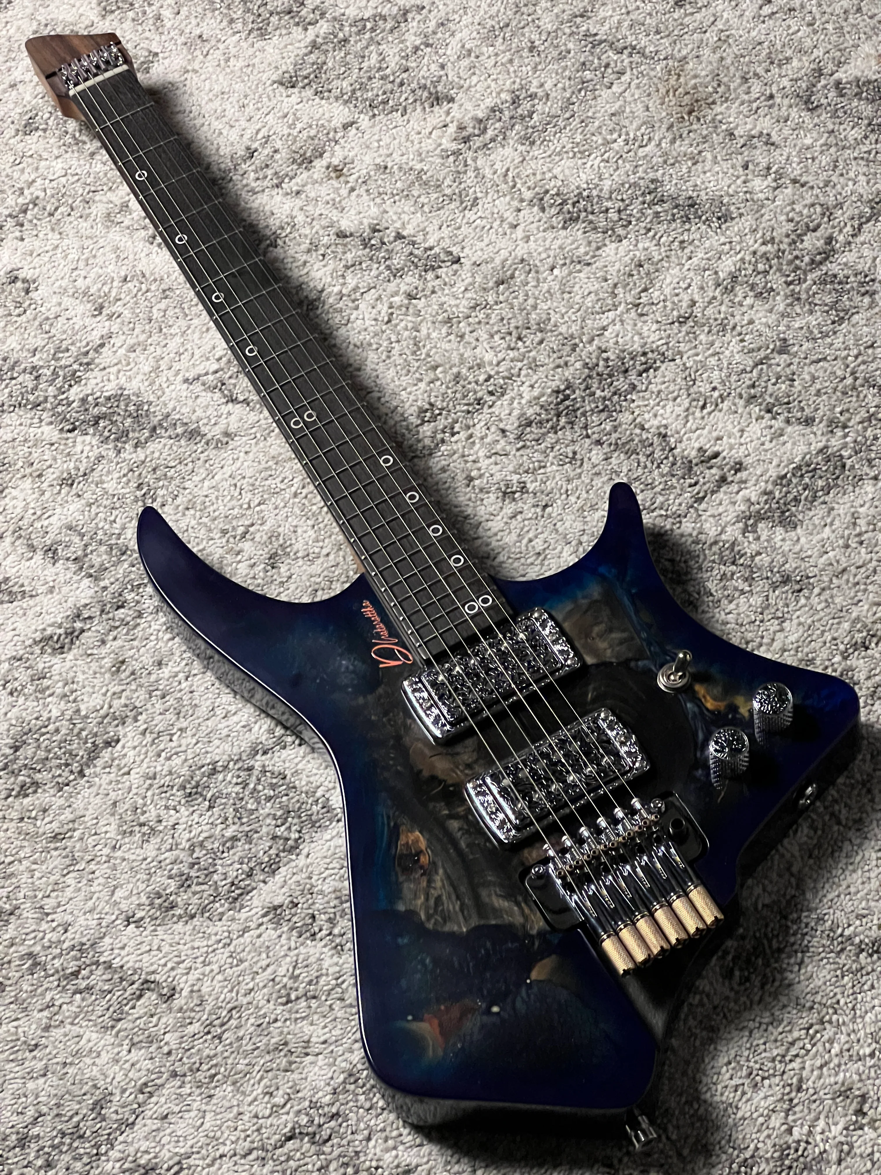 Dhatarattha Custom DHL in Lagoon Burl Top with RW FB Nafiri Special Run - Image 2