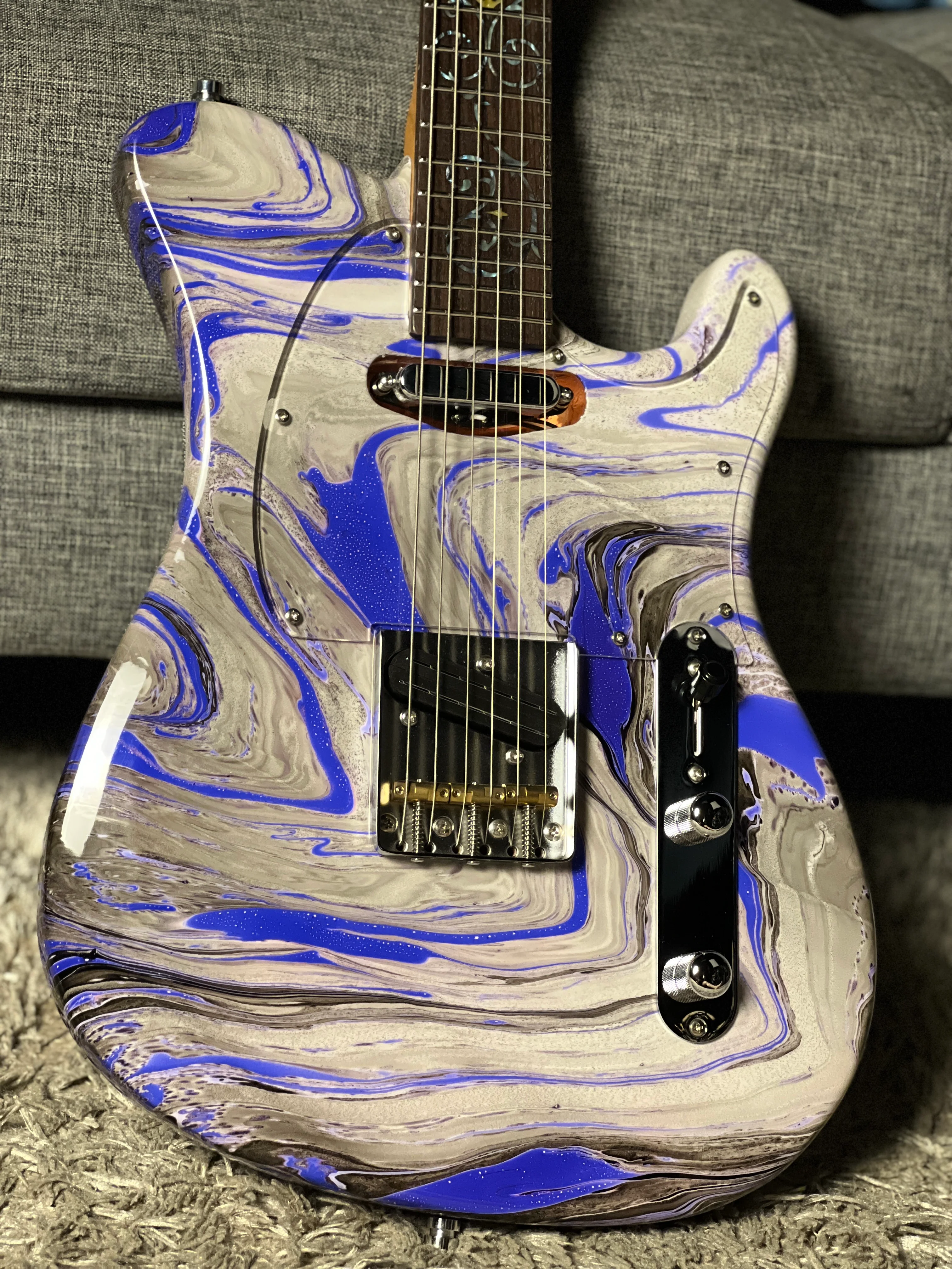 Dhatarattha Custom DTL Artist Hand Paint "Marble Swirl” - Image 10