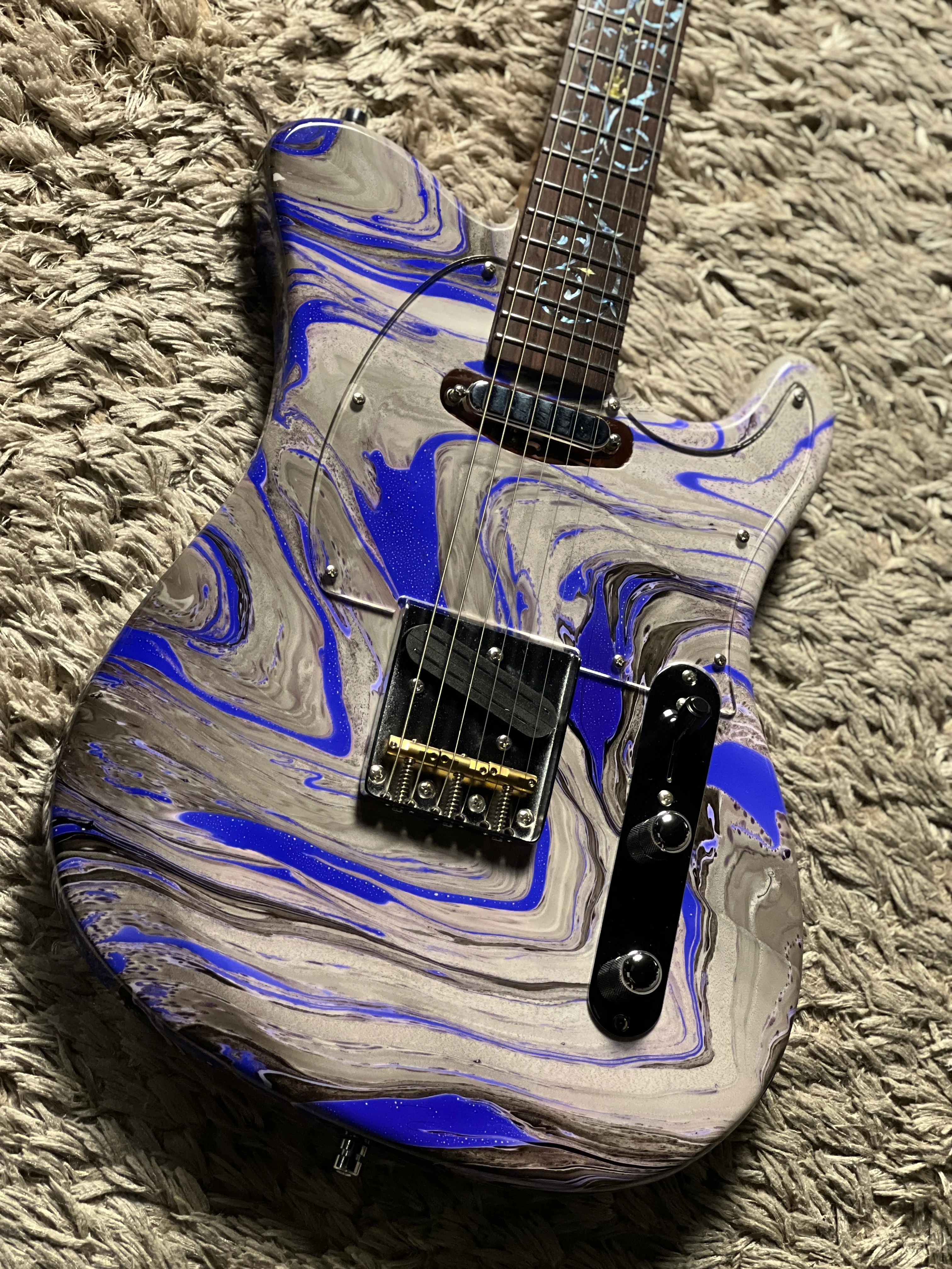 Dhatarattha Custom DTL Artist Hand Paint "Marble Swirl” - Image 3