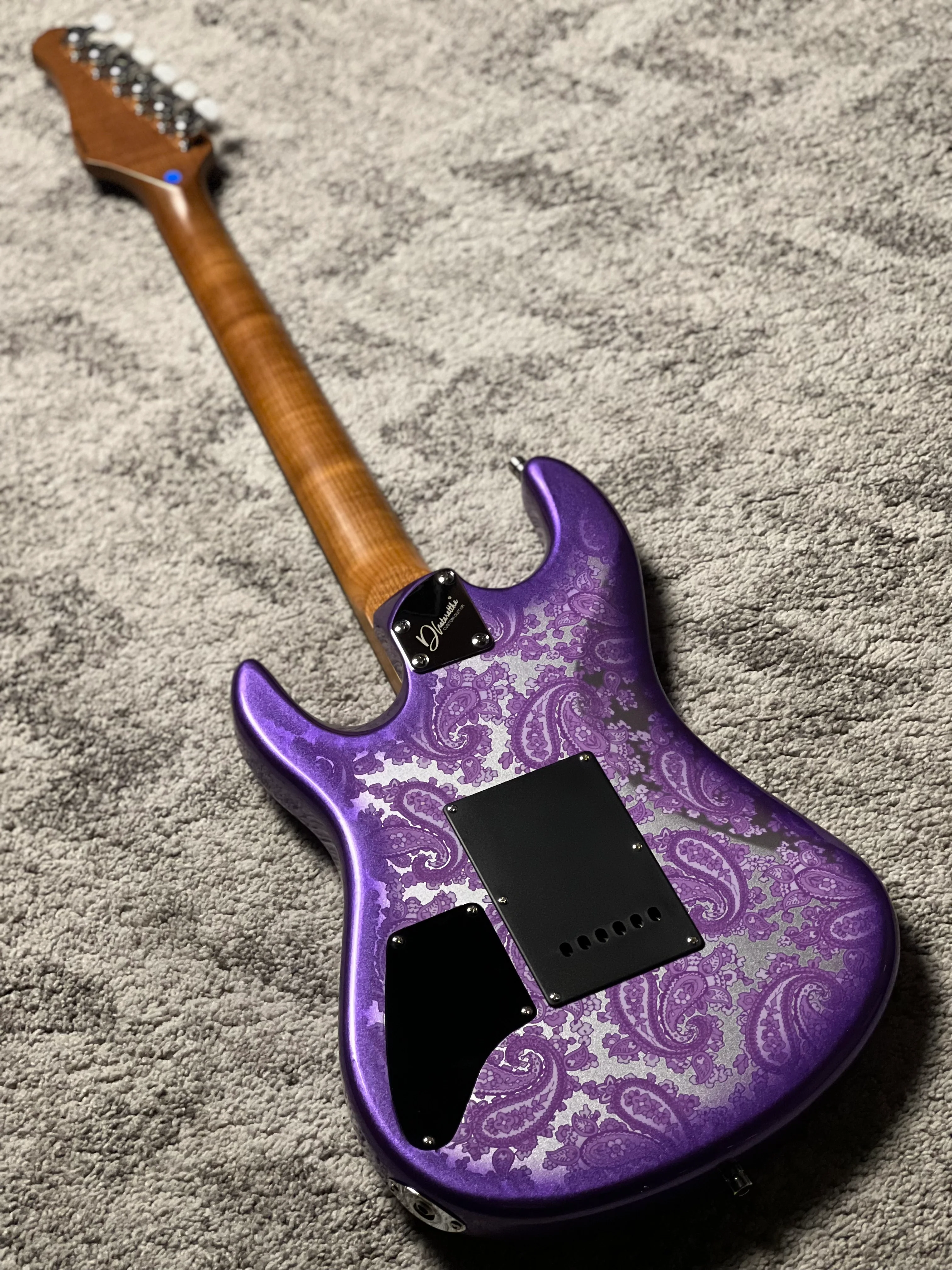 Dhatarattha Performance DST HH in Purple Paisley with Rosewood FB - Image 4