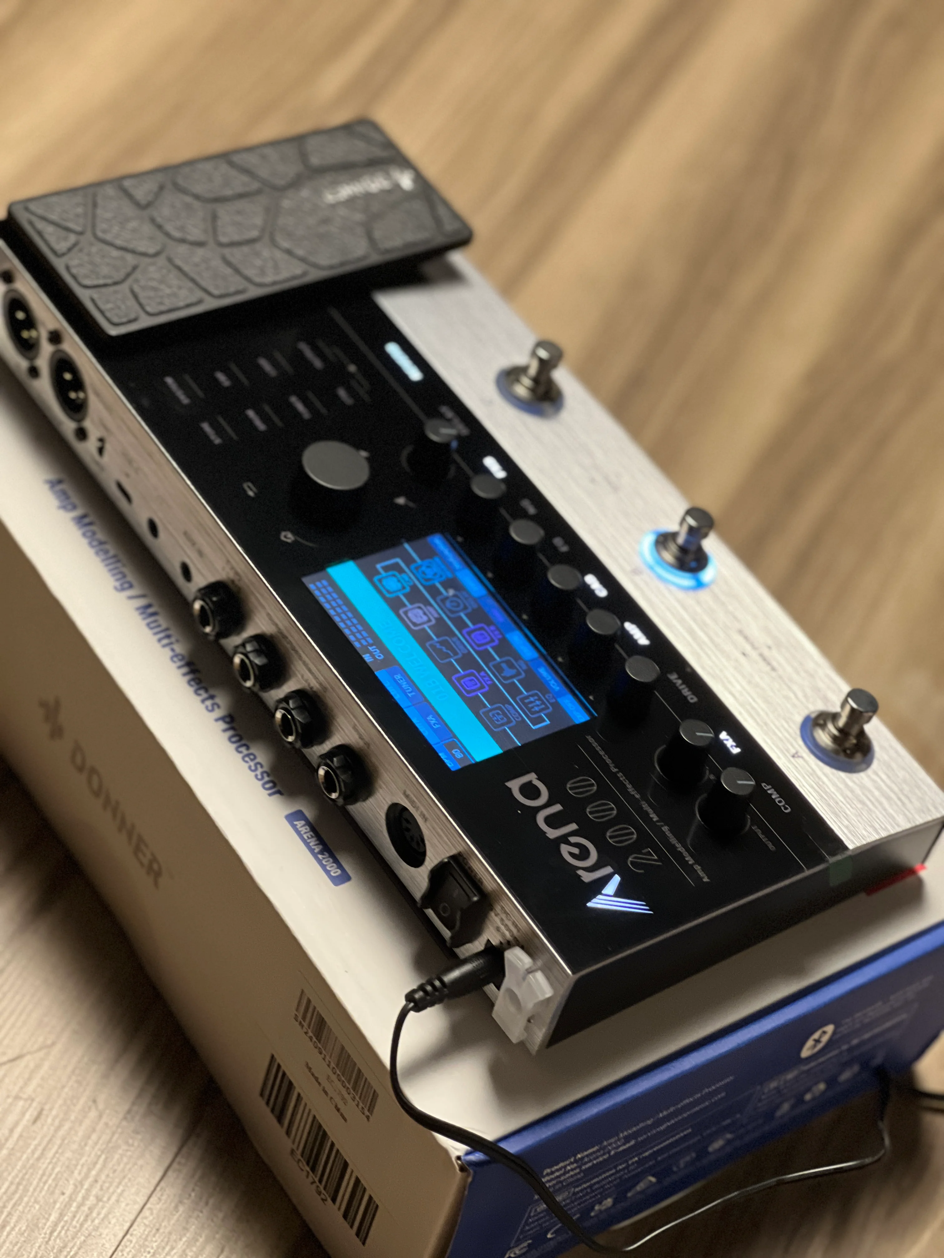 Donner Arena 2000 Pedal Gitar Multi-Efek Modeling AMP - Image 4