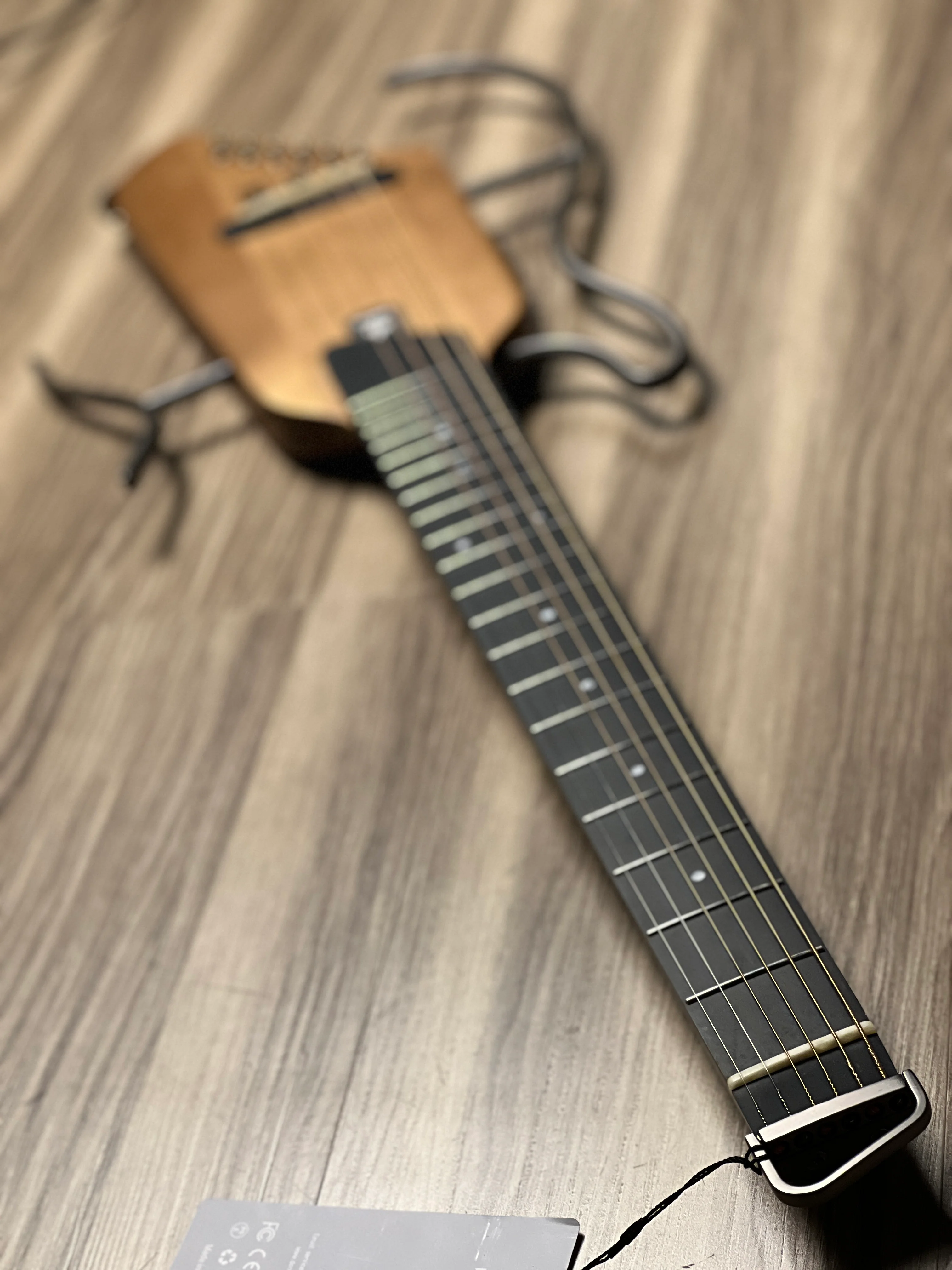 Donner Hush-I Silent Guitar in Maple Natural w/Bag - Image 8