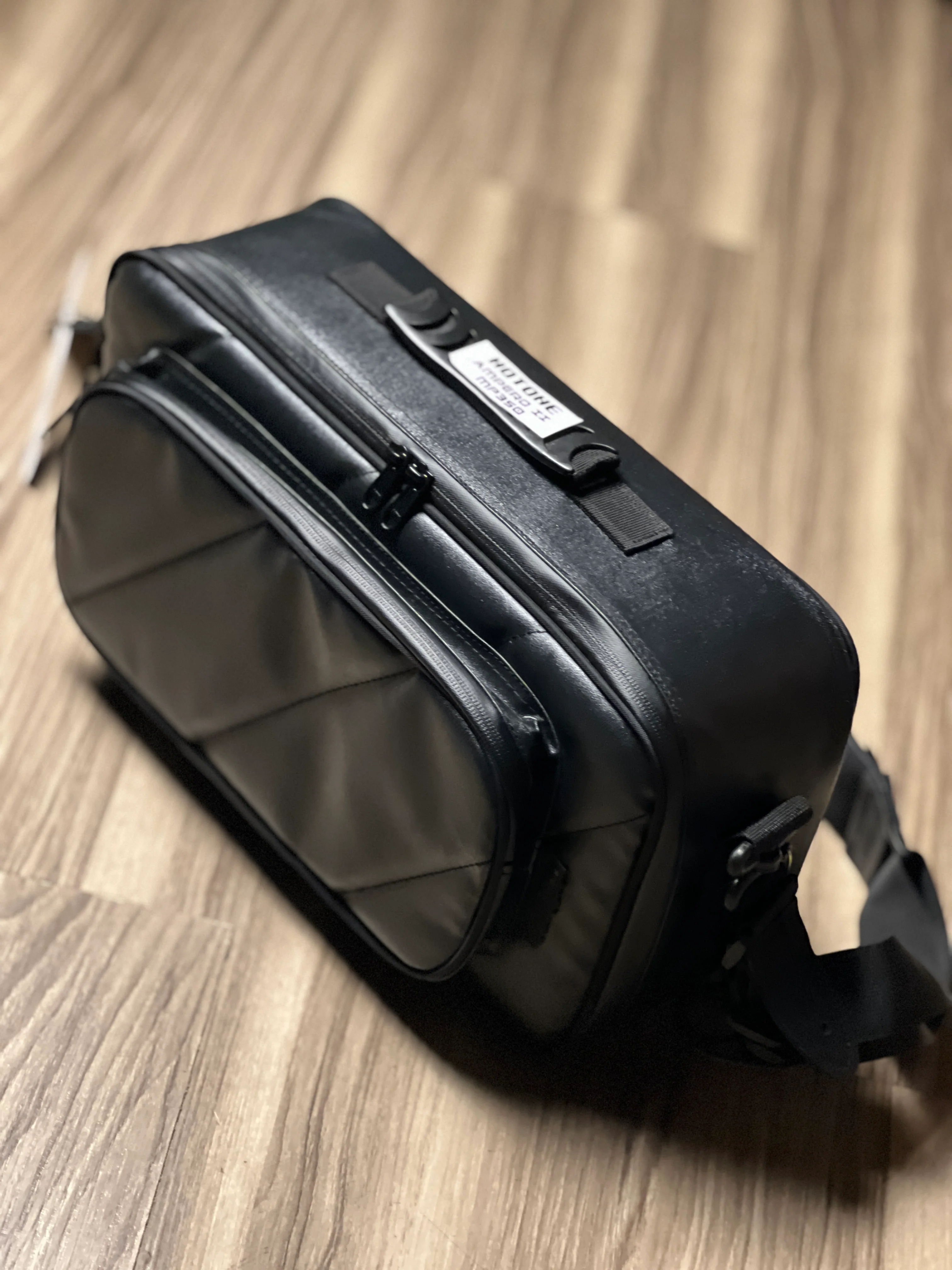 Enormous Premium Water Resistant Effect Bag with Emergency Strap for Hotone Ampero II MP350