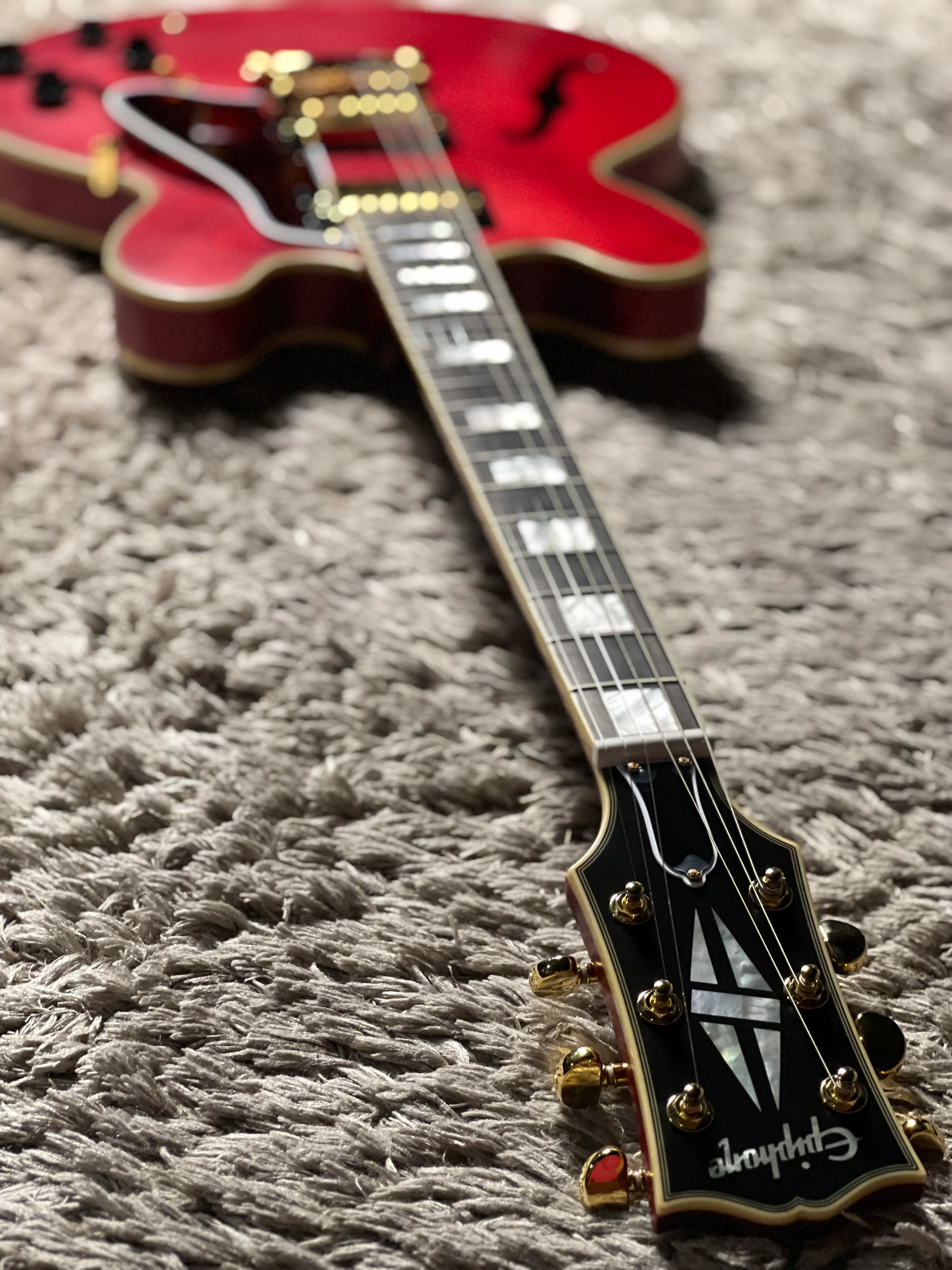Epiphone 1959 ES-355 Semi-hollowbody In Cherry Red - Image 10