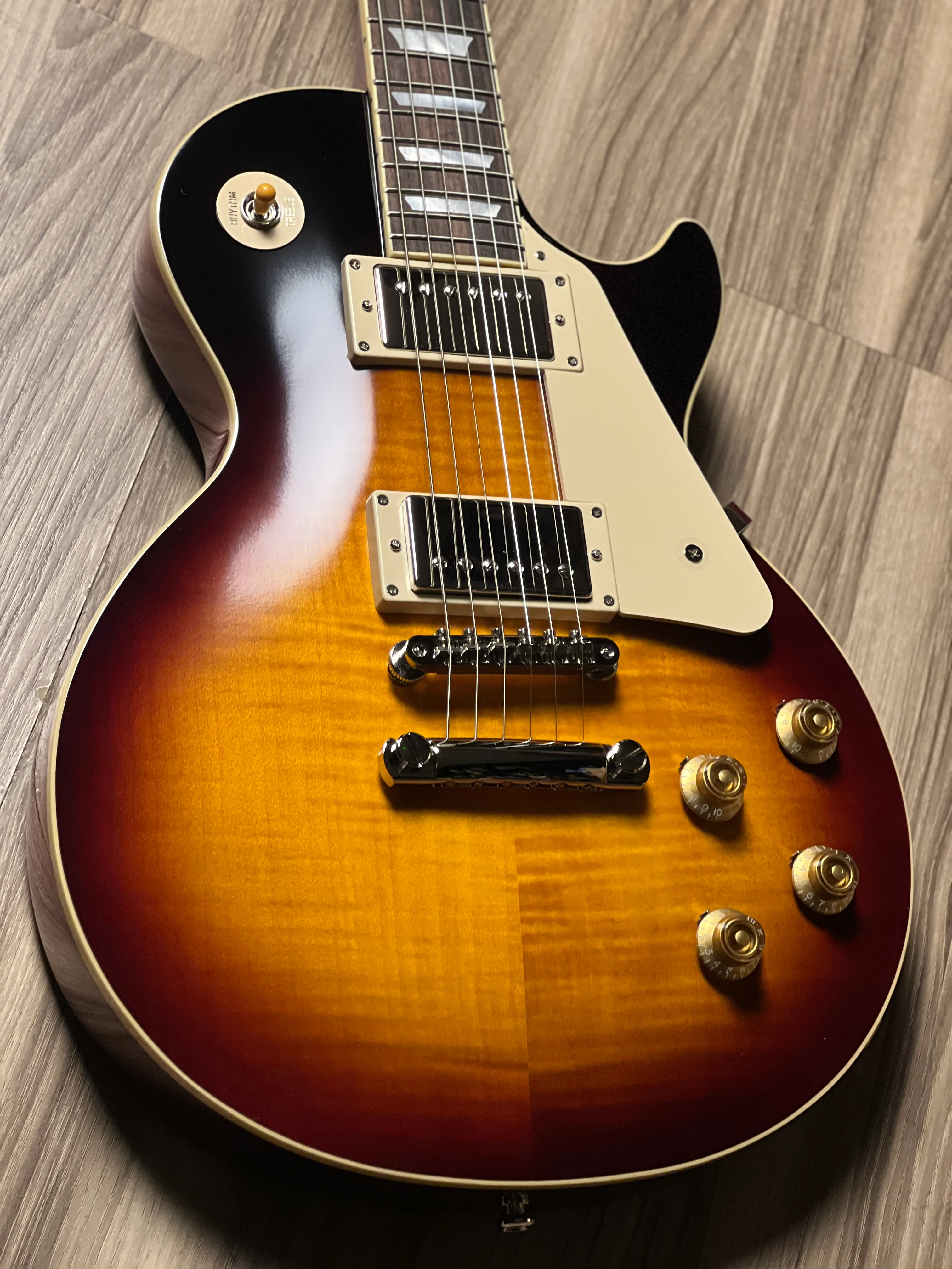 Epiphone 1959 Les Paul Standard Reissue in Washed Bourbon Burst w/Case 25011520083 - Image 10