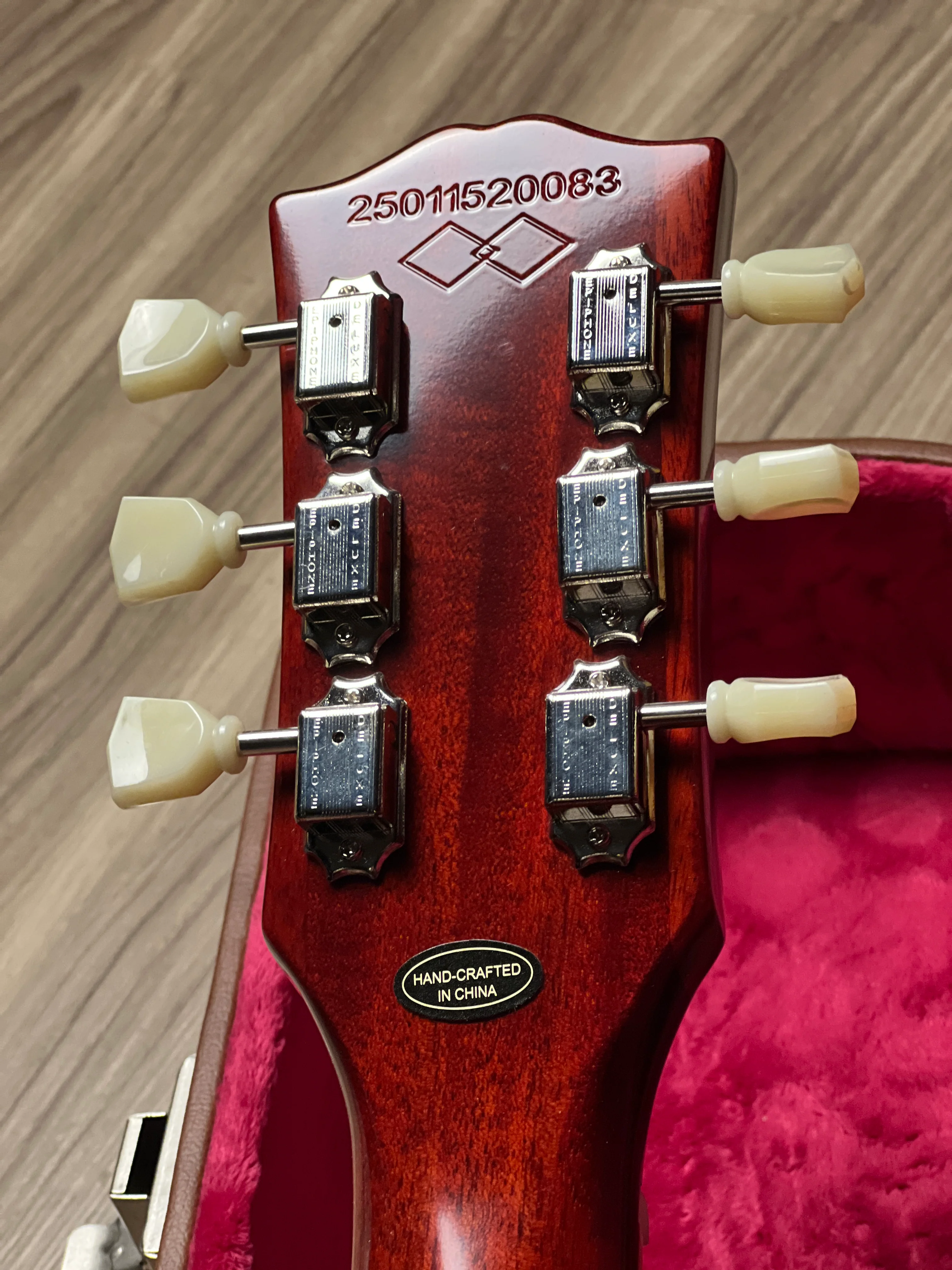 Epiphone 1959 Les Paul Standard Reissue in Washed Bourbon Burst w/Case 25011520083 - Image 6